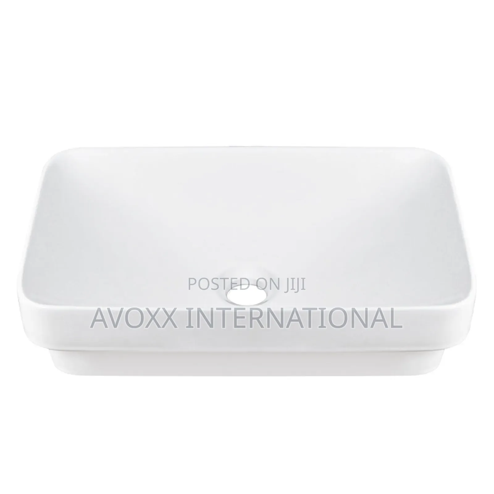 ALLY 12" Rectangular Drop-in Bathroom Sink ,Ceramic