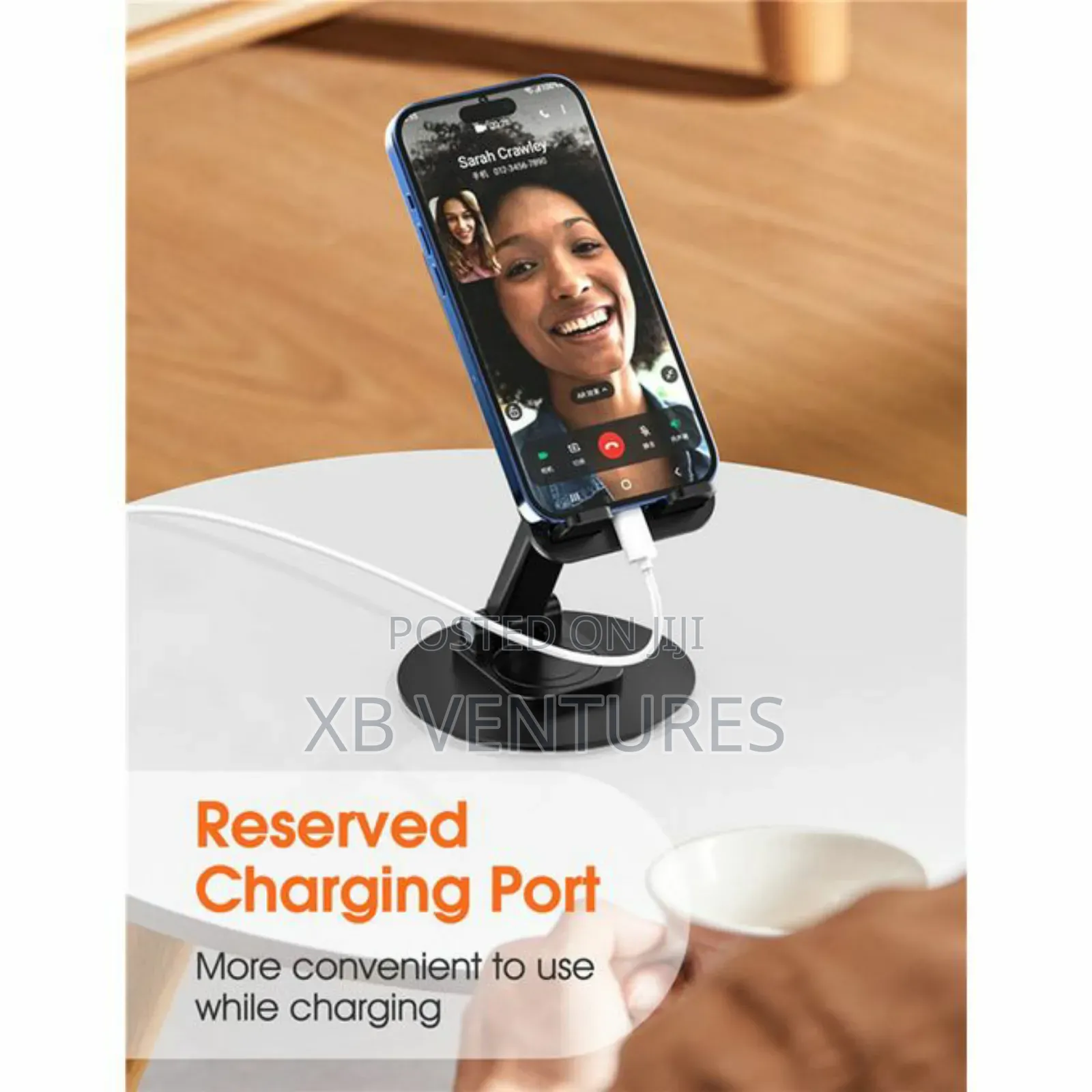 Swivel Ultra-Light Desktop Metal Tablet/Phone Stand