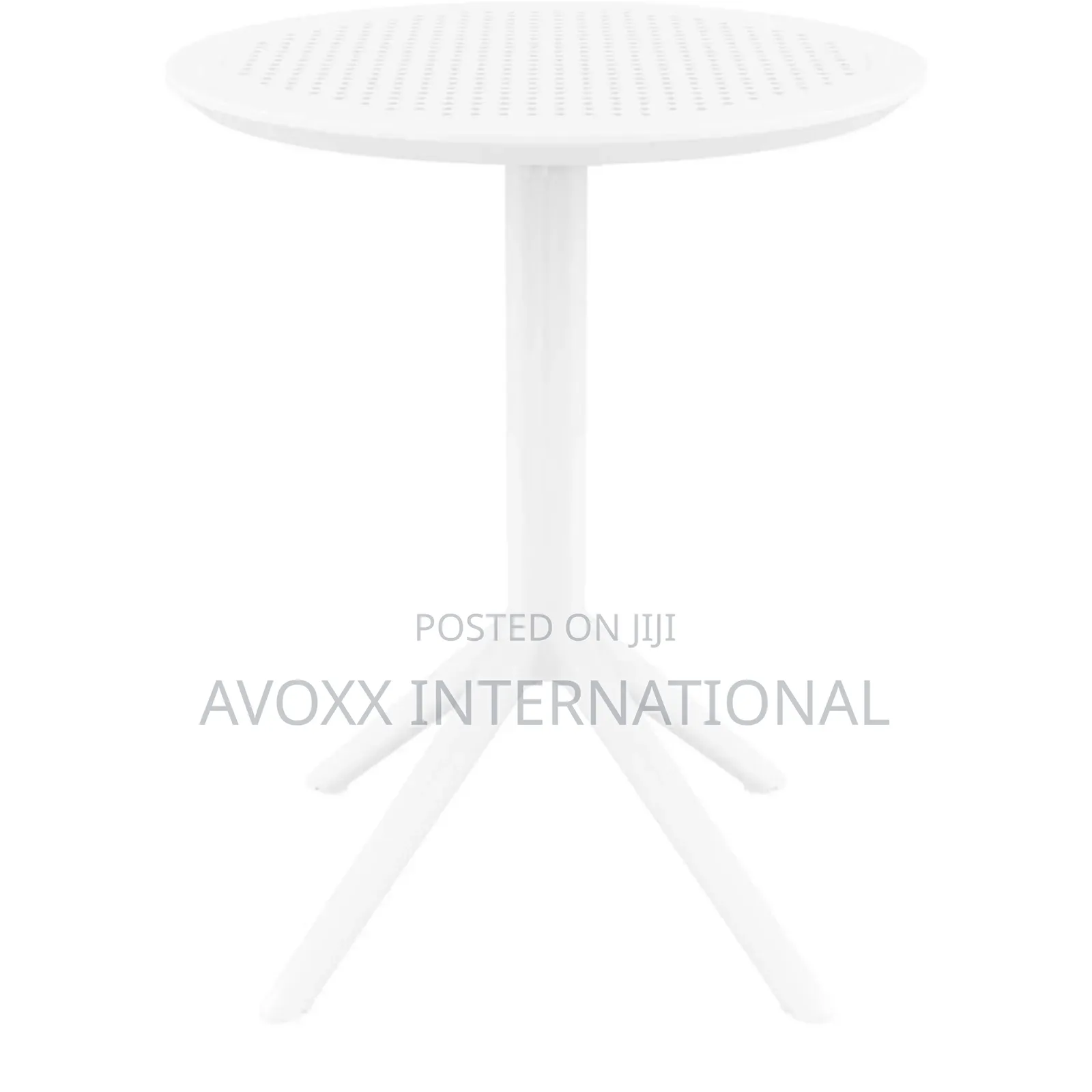 Siesta Sky Folding Table 60 Round - 2 PCS/ White Color