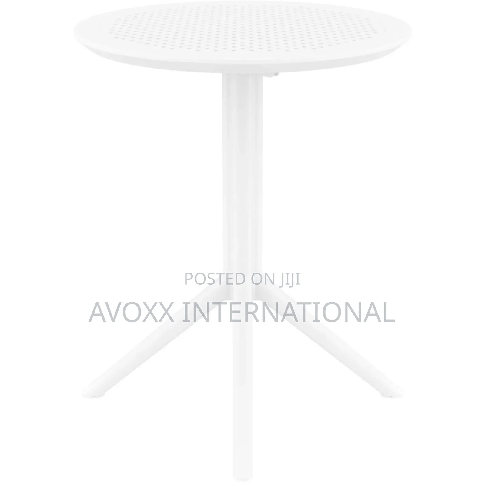 Siesta Sky Folding Table 60 Round - 2 PCS/ White Color