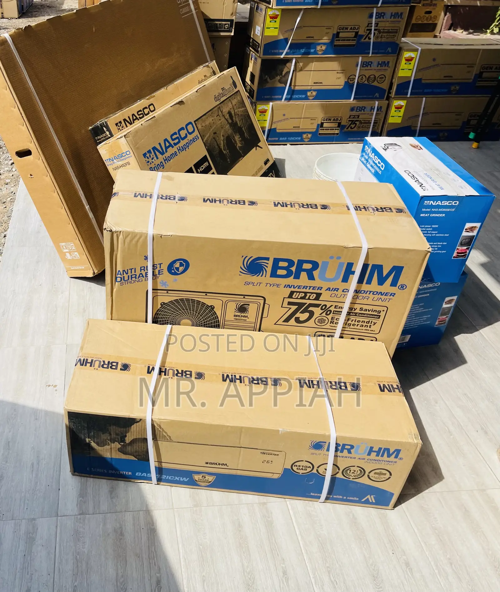 Uniquely Design Bruhm 2.0hp Split Type Smart Inverter Ac.