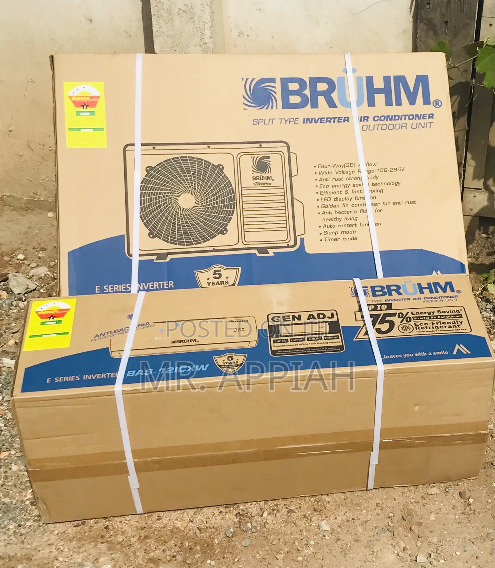Shop Classic Bruhm 2.0hp Split Type Non Inverter Ac(R410).