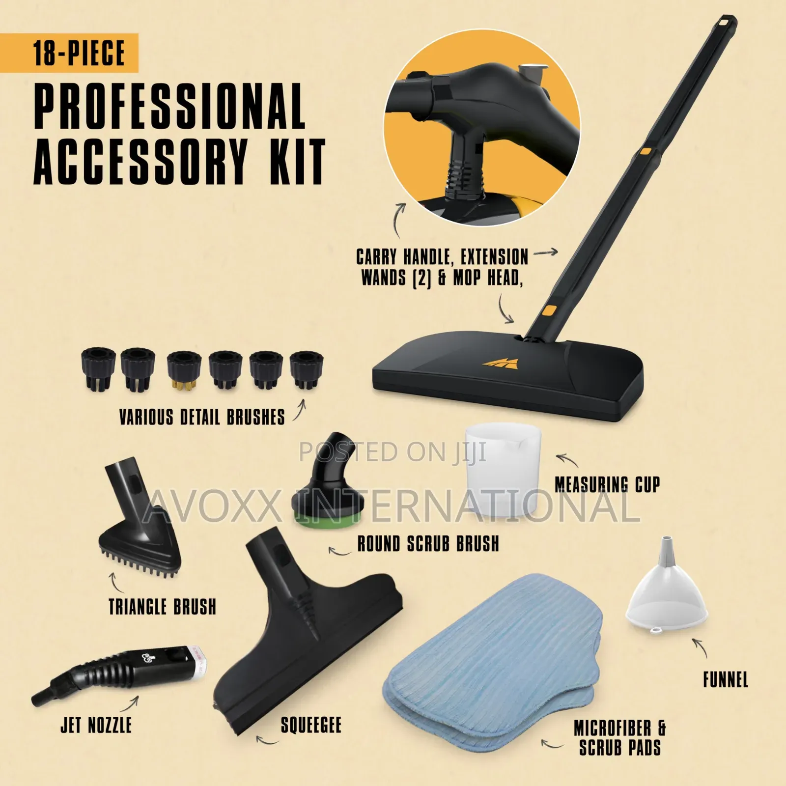 McCulloch Mc1275 Heavy-Duty Steam Cleaner