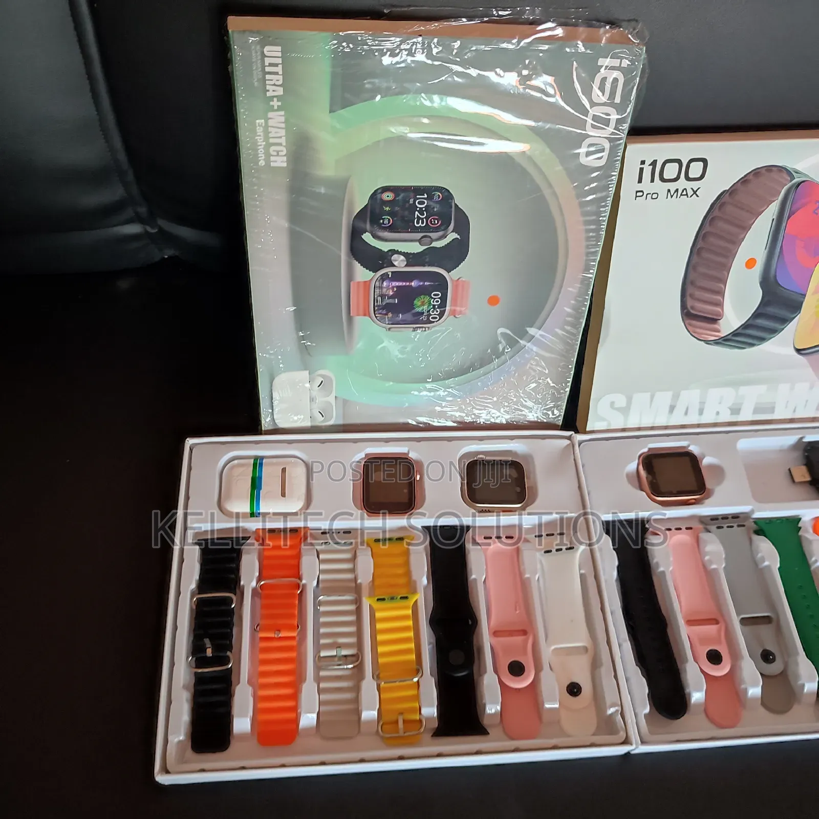I600 Ultra Series 9 Smart Watches With 7 Straps and I12