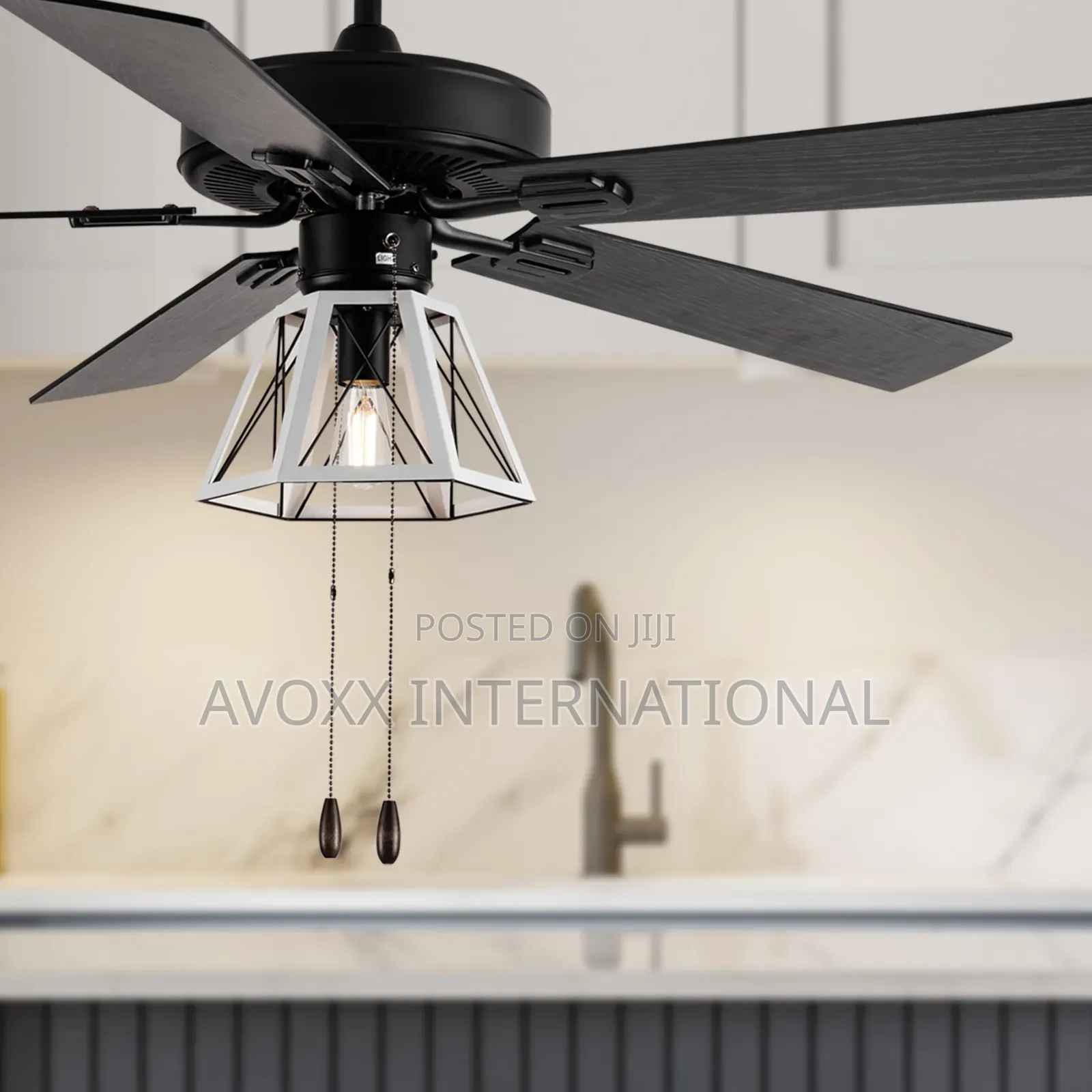 RIVER OF GOODS Decor-Style Ceiling Fan Light - 5-Blade - 52"