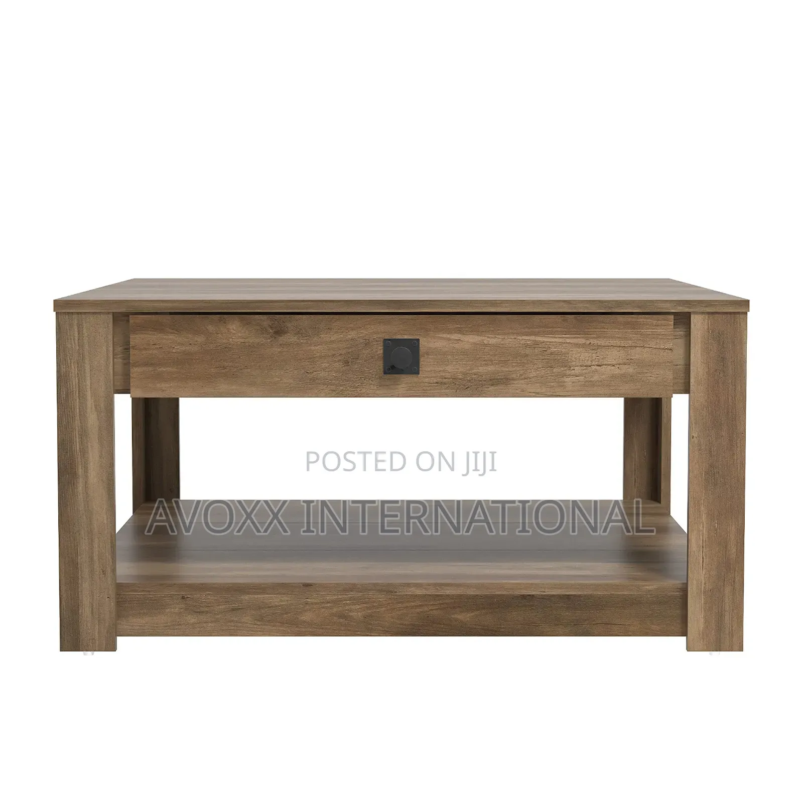 Galano Philia Square Modern Coffee Table With Storage Drawer