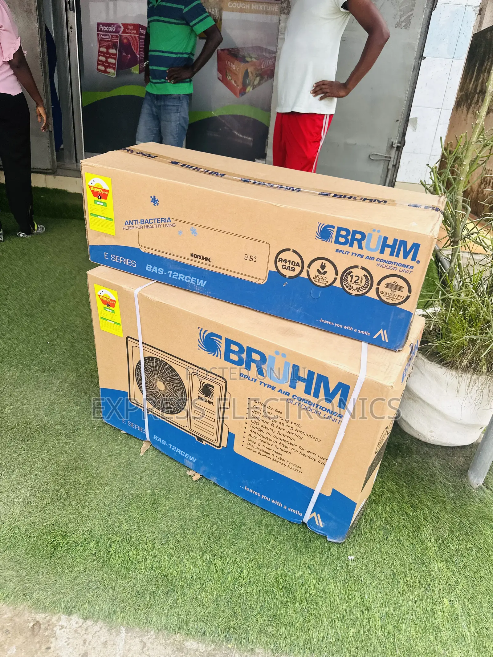 High Quality Sleek Inverter Bruhm Split 2.0hp AC White