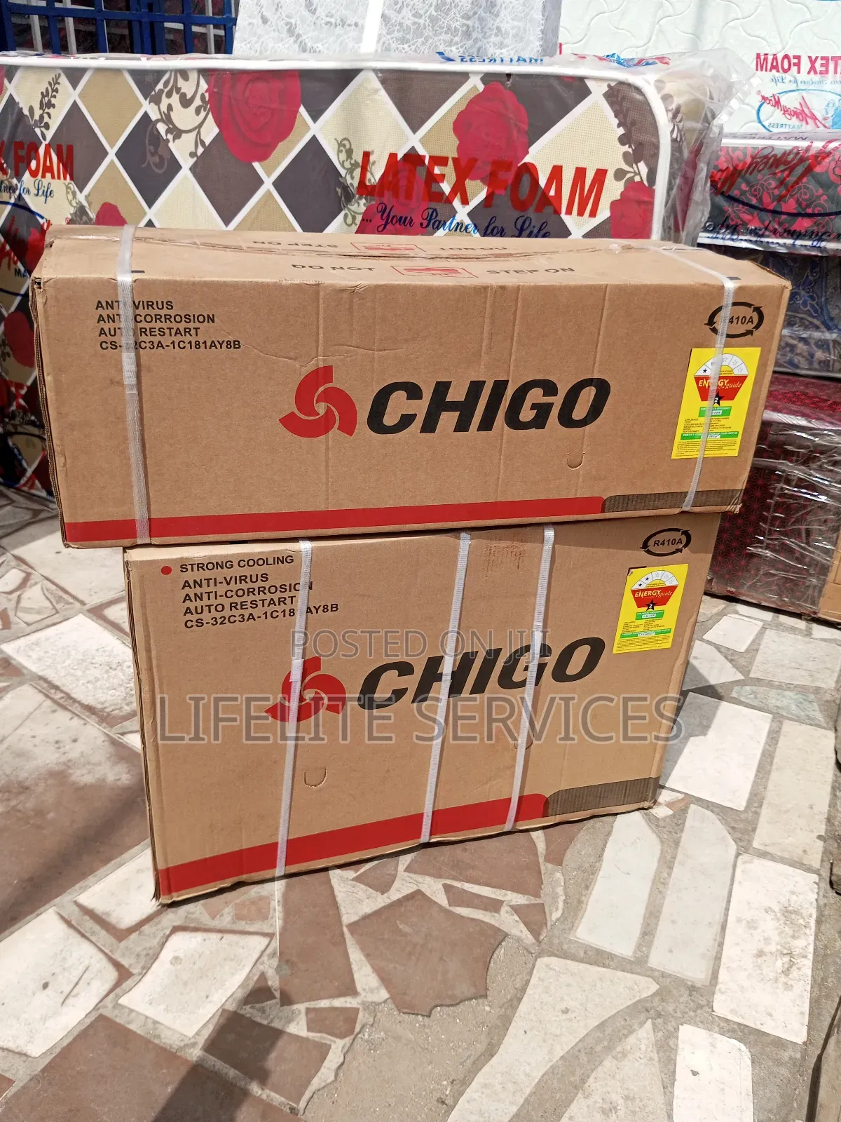 Split Air 1.5hp Ac/ Condition Chigo 2 Stars