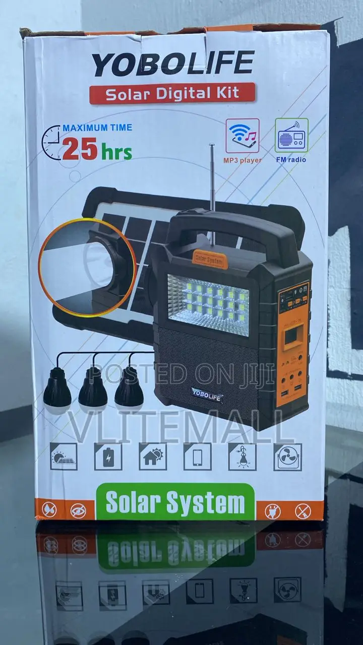 Yobo Life Solar Digital Kit With Radio and Mp3