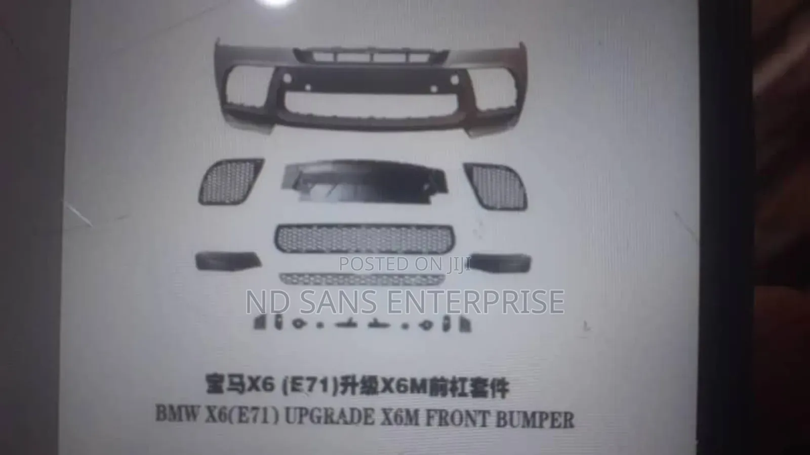 X6 Msports Bumper