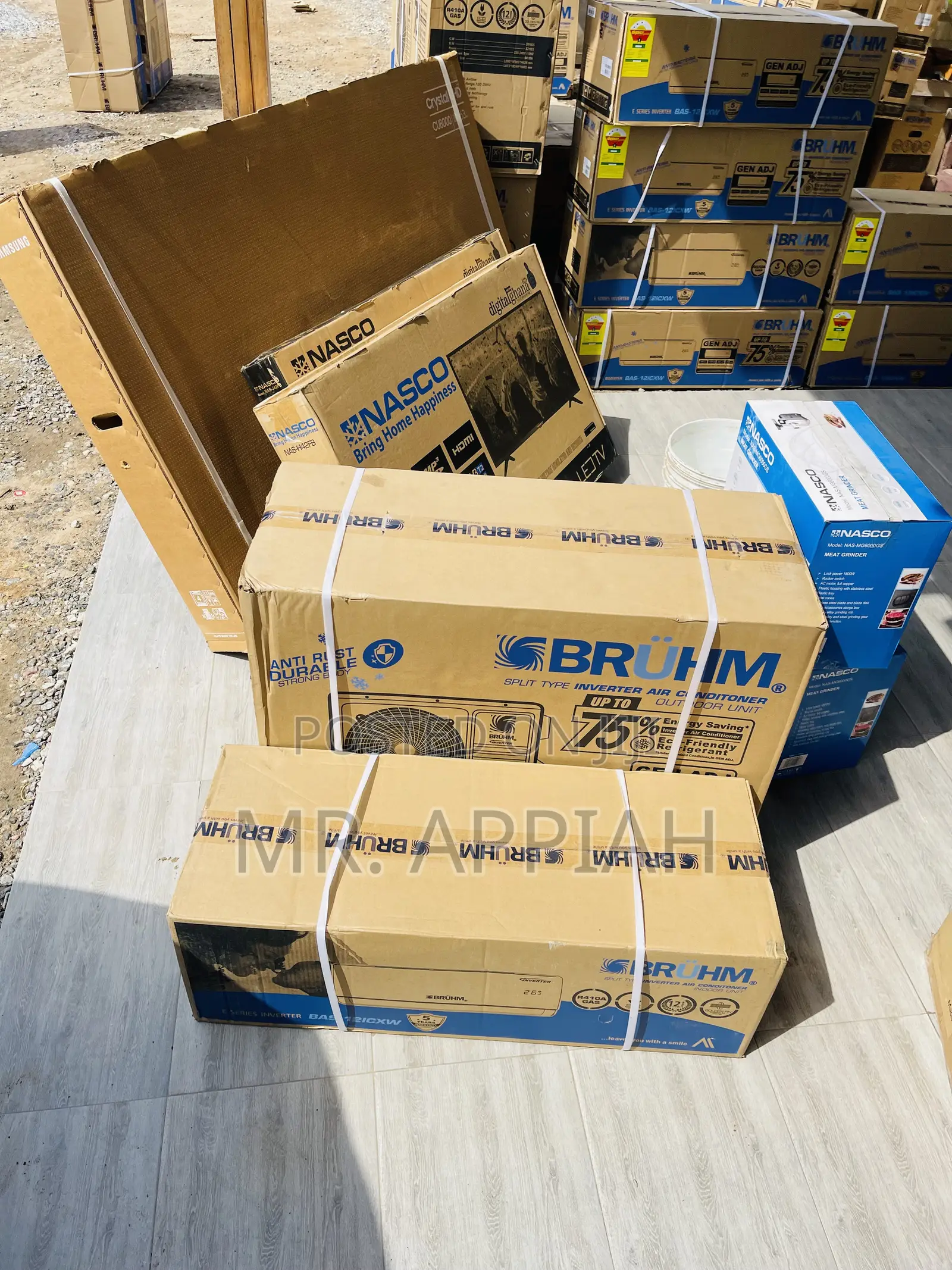Uniquely Bruhm 2.5hp Split Type Smart Inverter Ac(White)