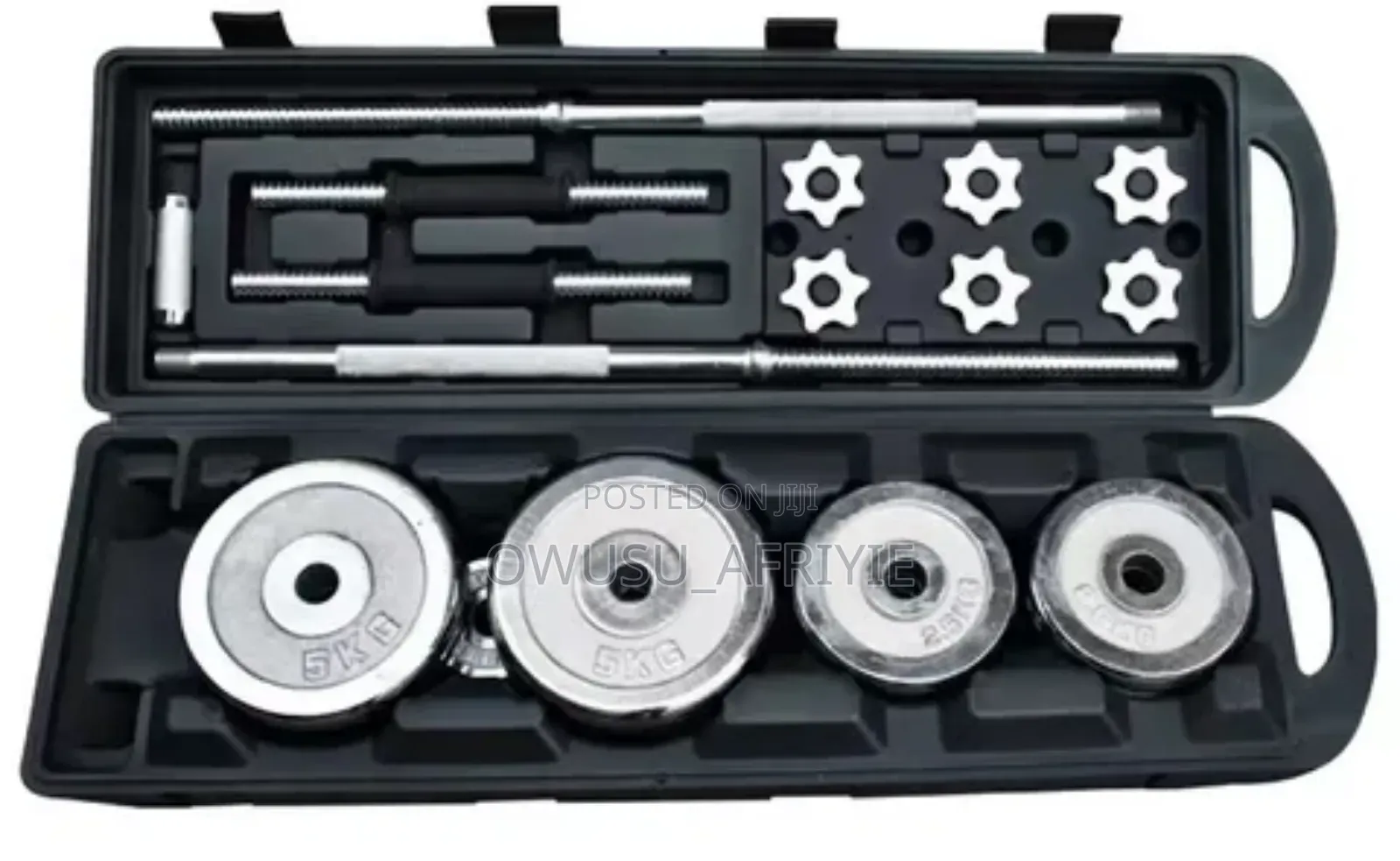 30kg Chromo Plated Adjustable Dumbbells Set (Christmas Promo)