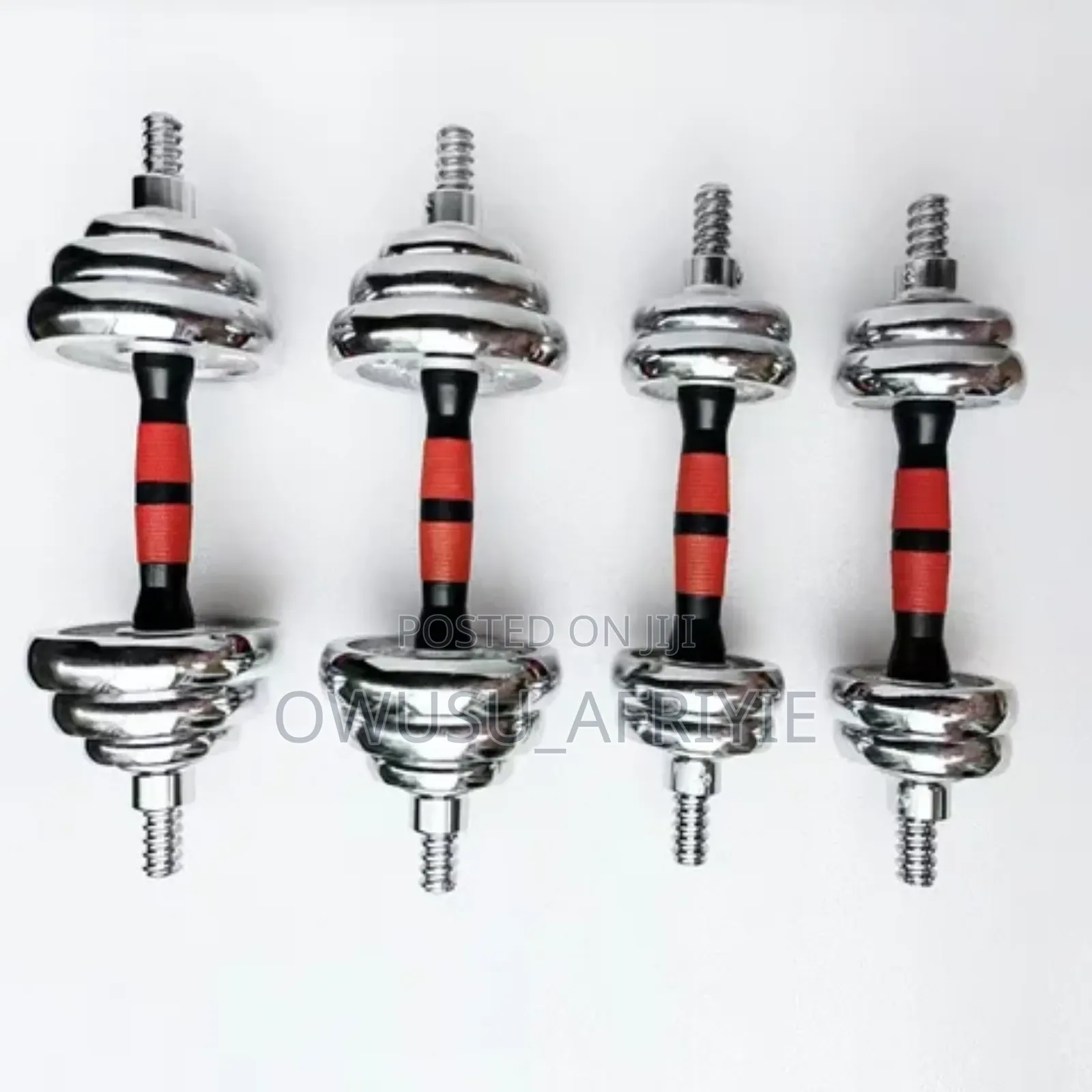30kg Chromo Plated Adjustable Dumbbells Set (Christmas Promo)