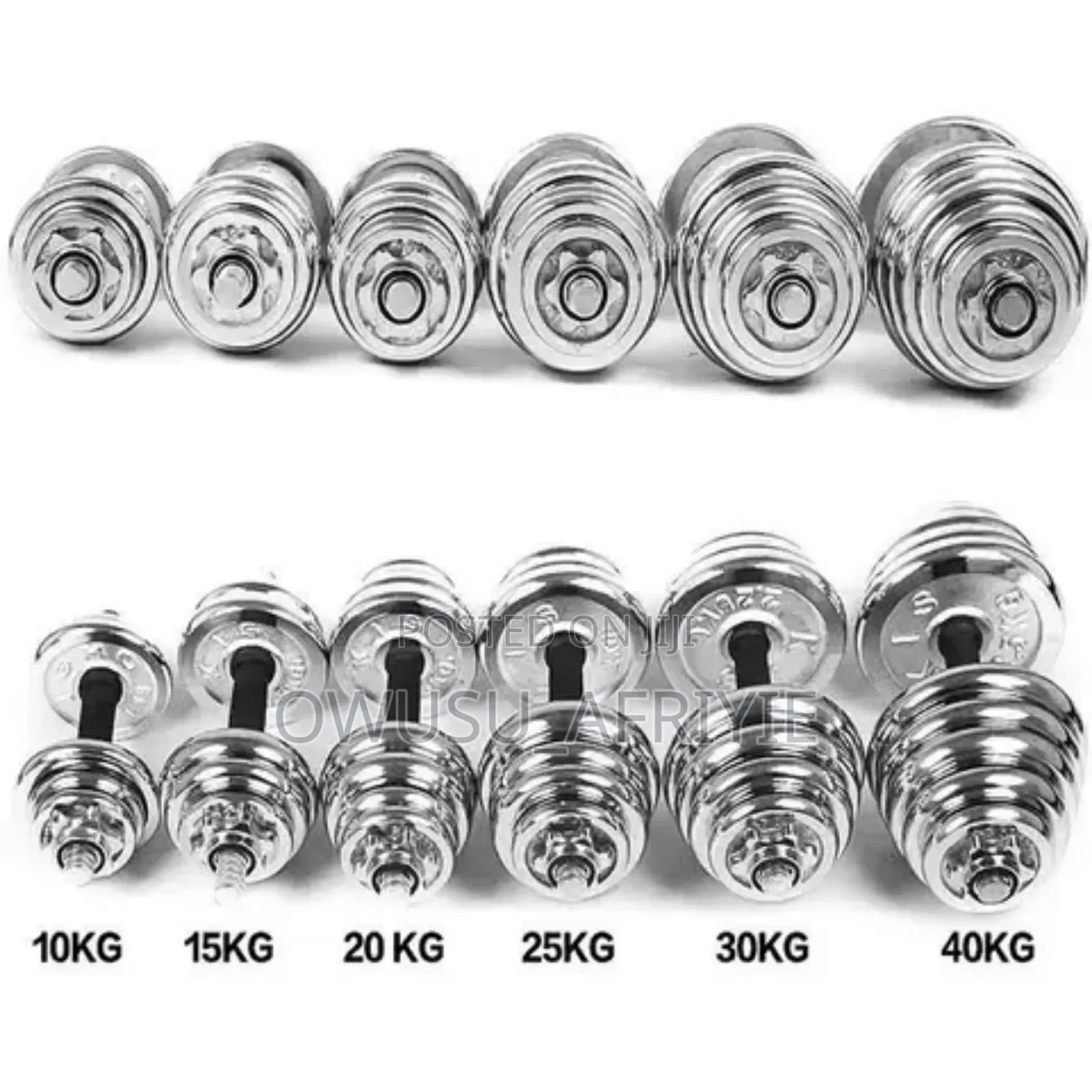 50kg Electroplated Adjustable Dumbbells With Barbells Set