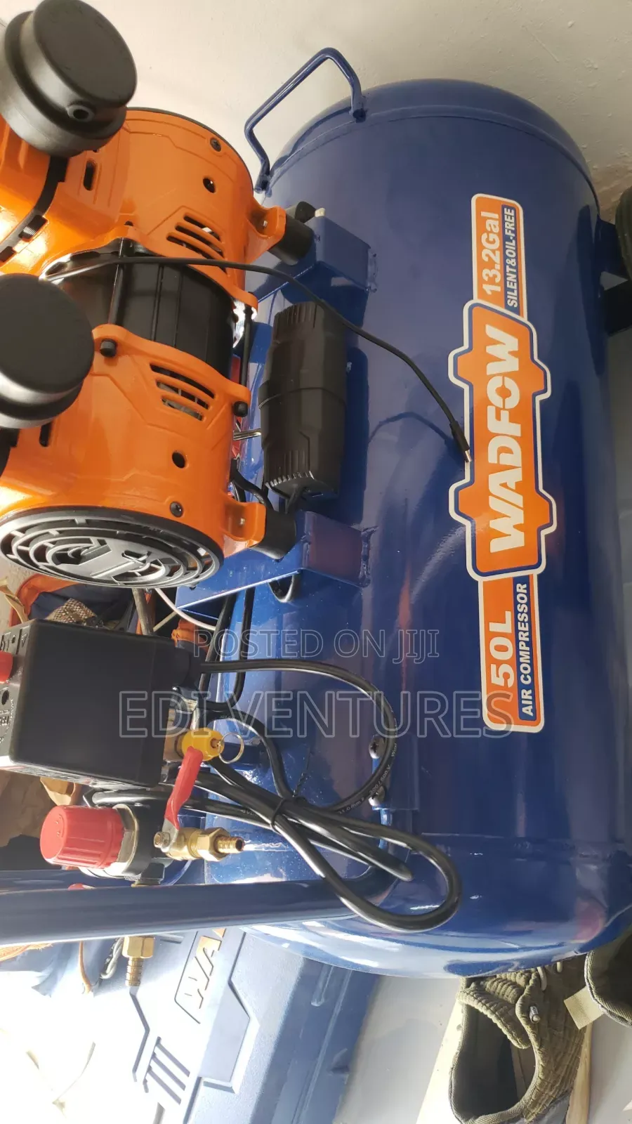 WADFOW 50 LITRES AIR COMPRESSOR (Silent and Oil Free)