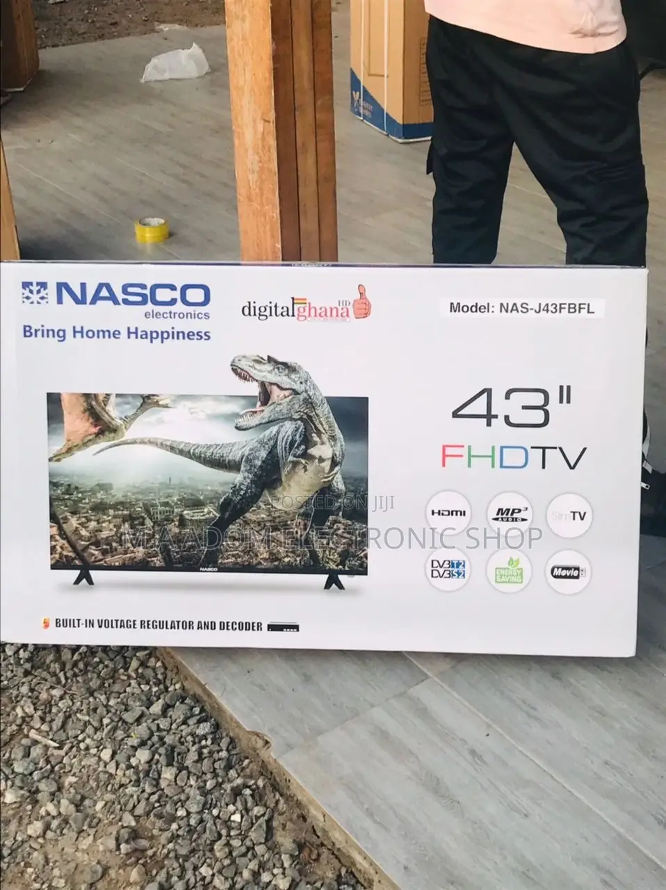 Elevate Your Gaming Experience With Nasco 43” HD LED TV
