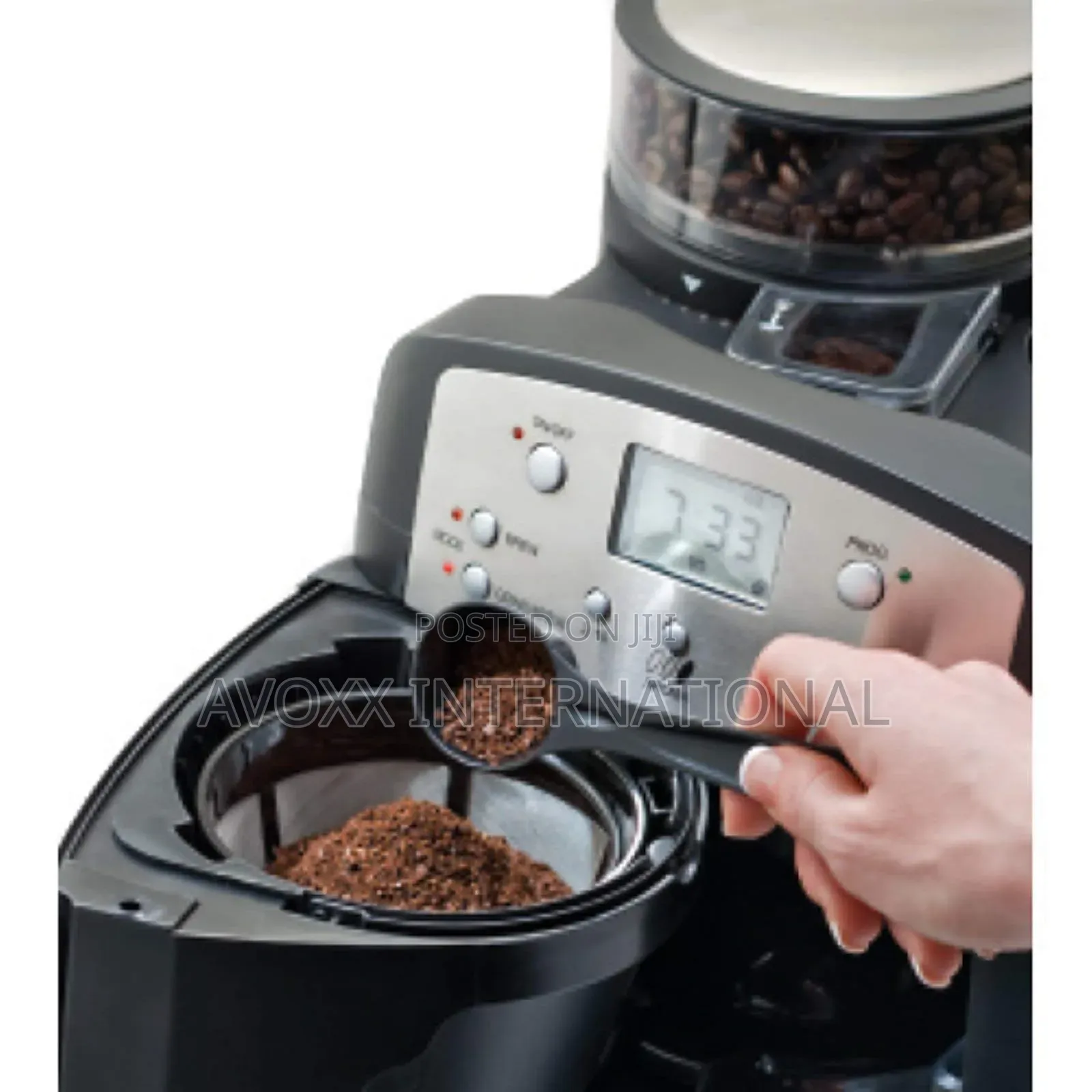 Capresso 464 10-Cup Digital Coffeemaker W/ Burr Grinder