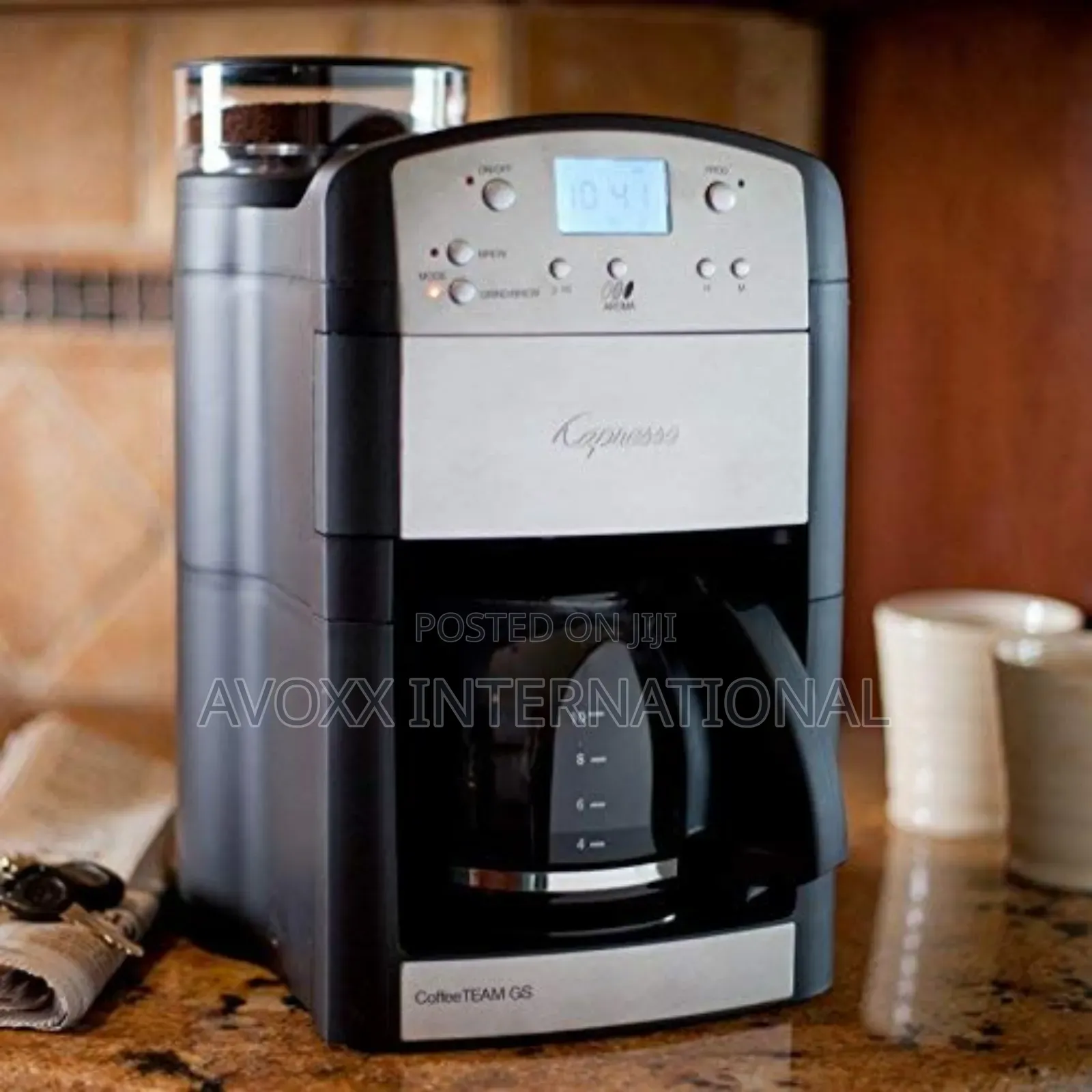 Capresso 464 10-Cup Digital Coffeemaker W/ Burr Grinder