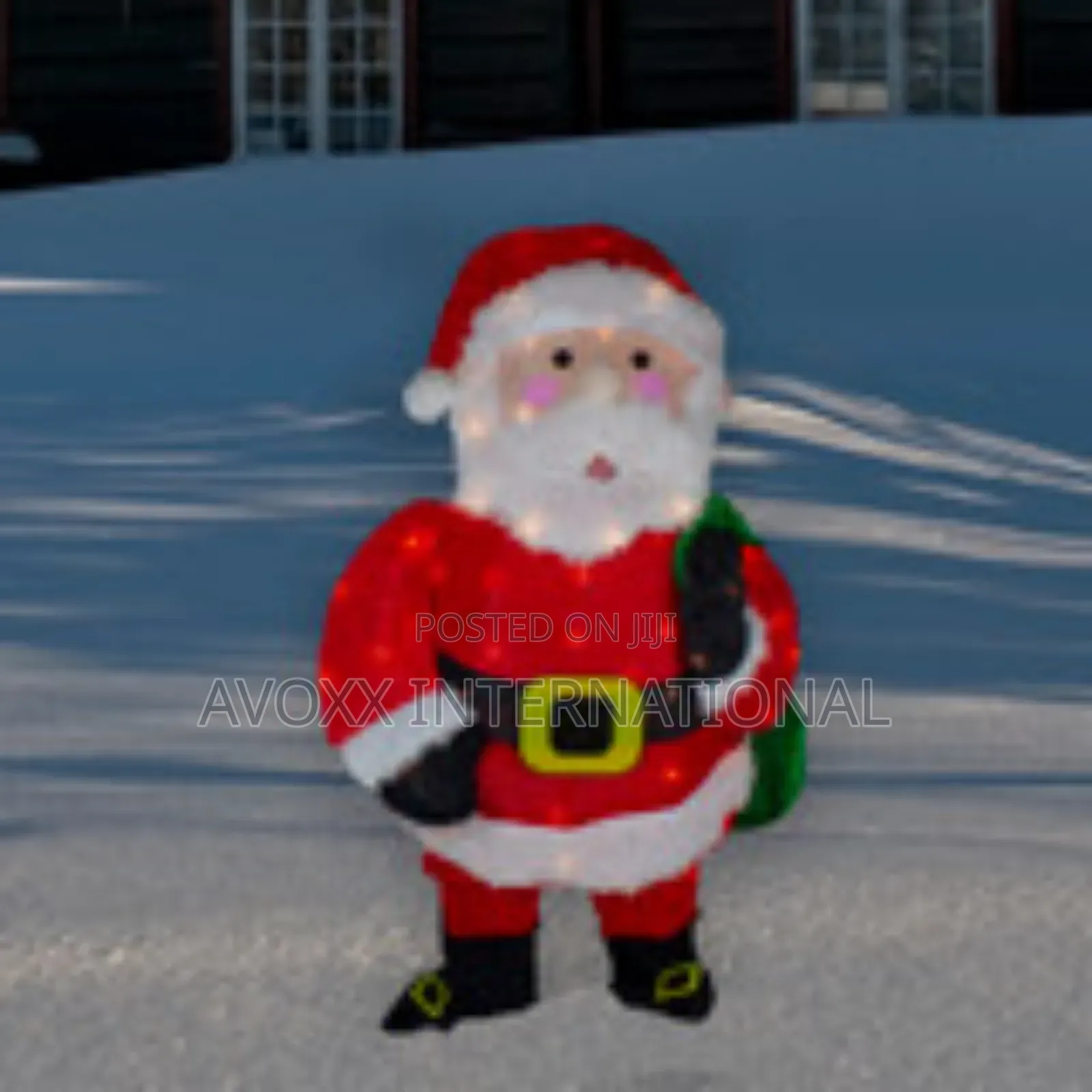 Northlight 32" Lighted Chenille Santa Christmas Decoration