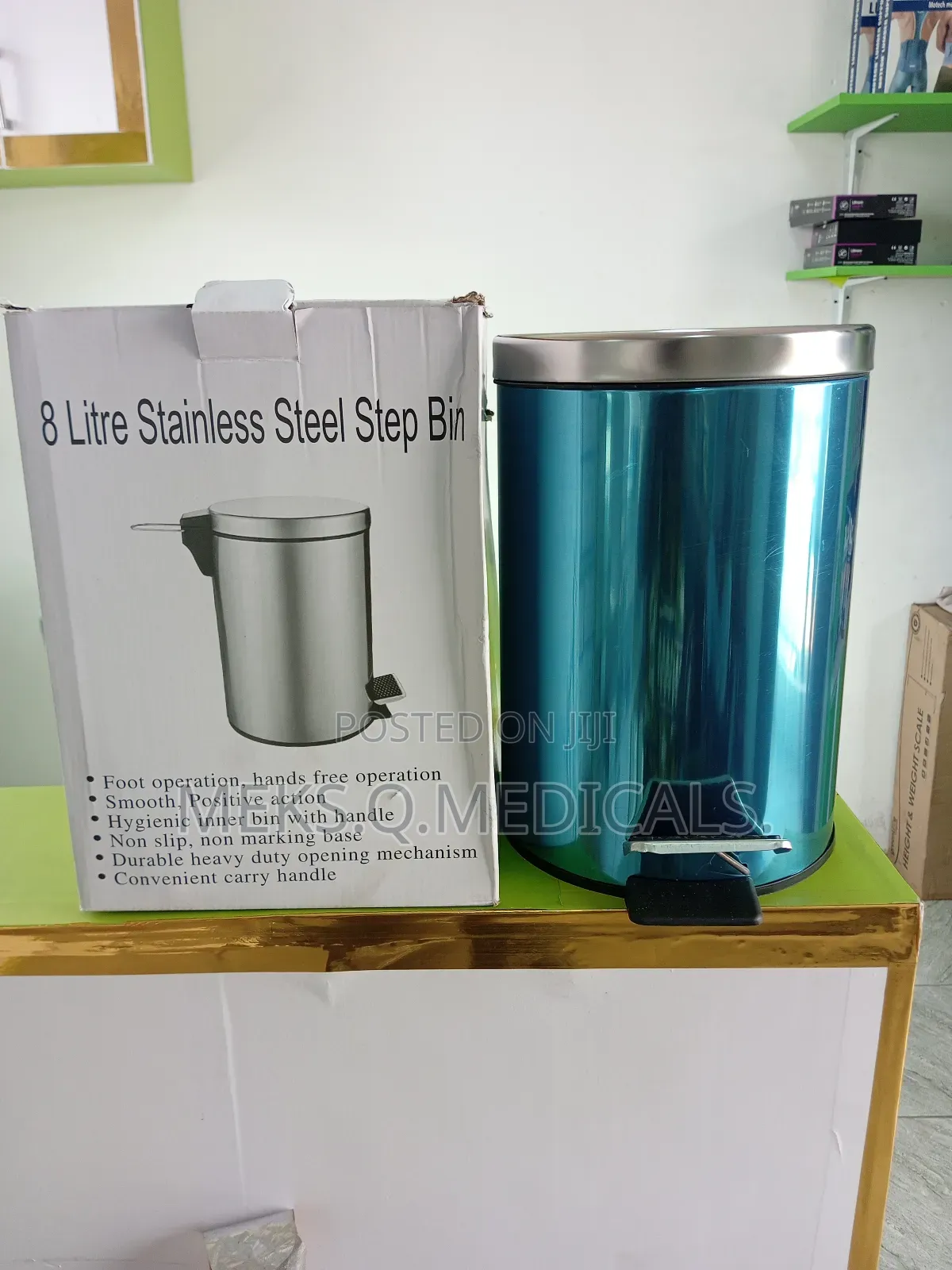 Pedal Dustbin 8ltrs