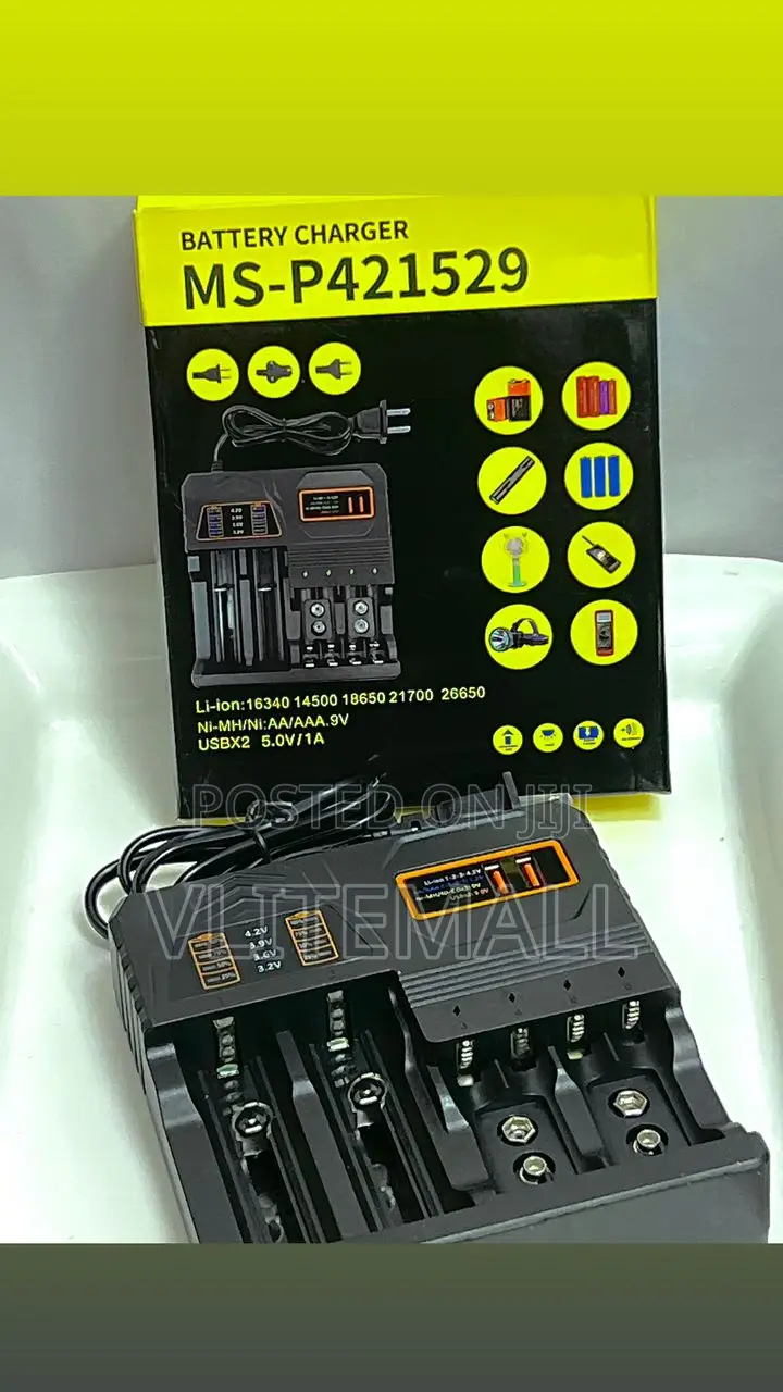 8slot Dual USB Batter Charger (MS-P421529)