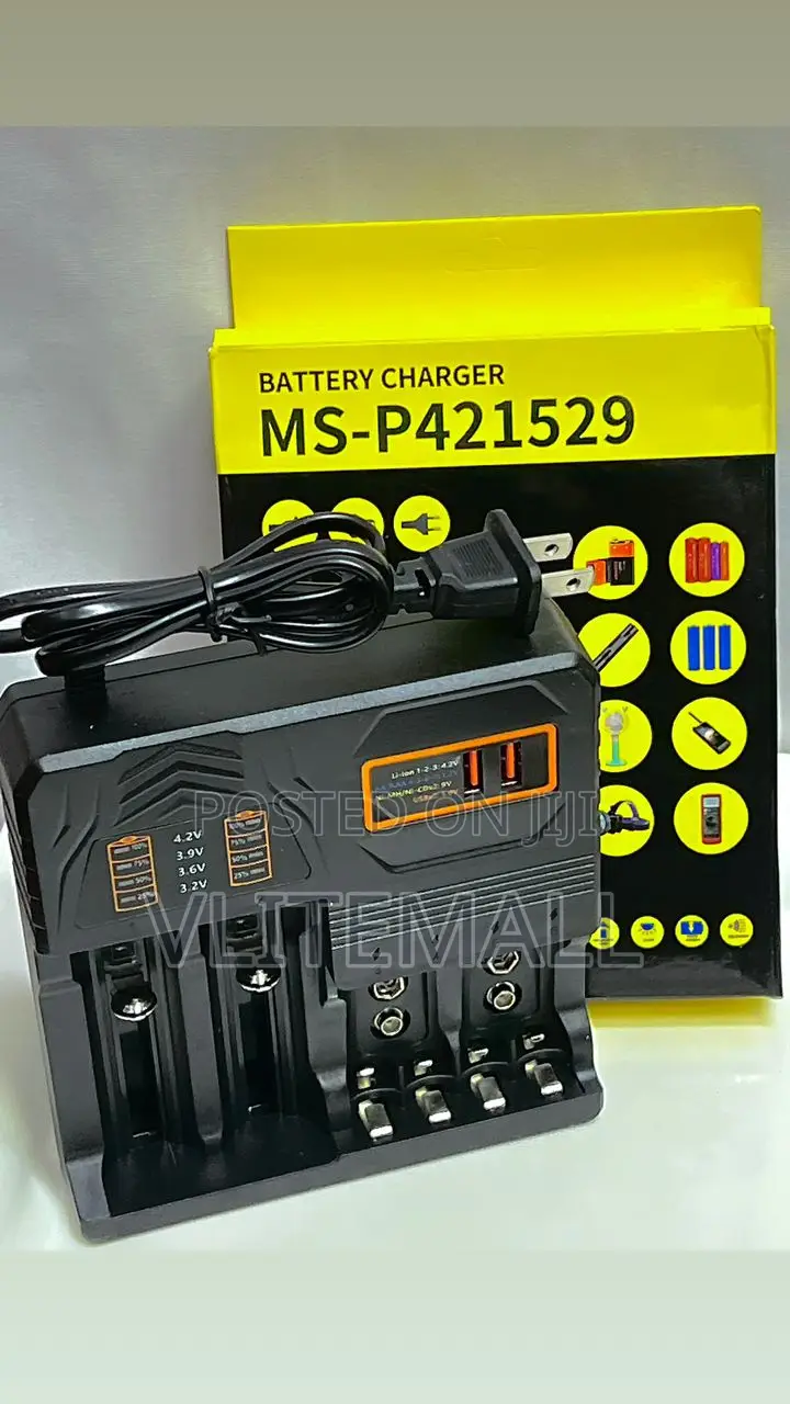 8slot Dual USB Batter Charger (MS-P421529)