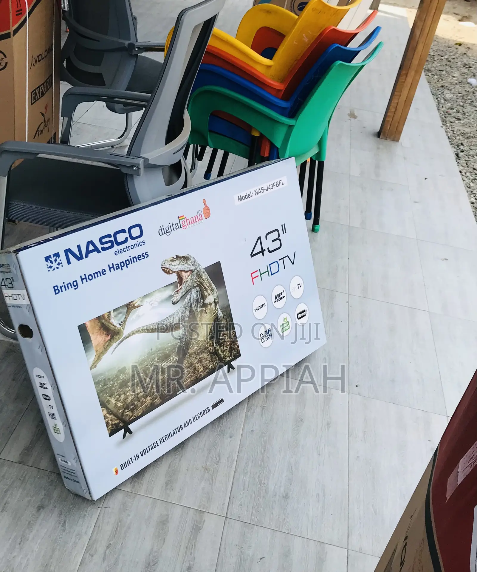 Newly in Stock Nasco 43 Inch FHD Television.