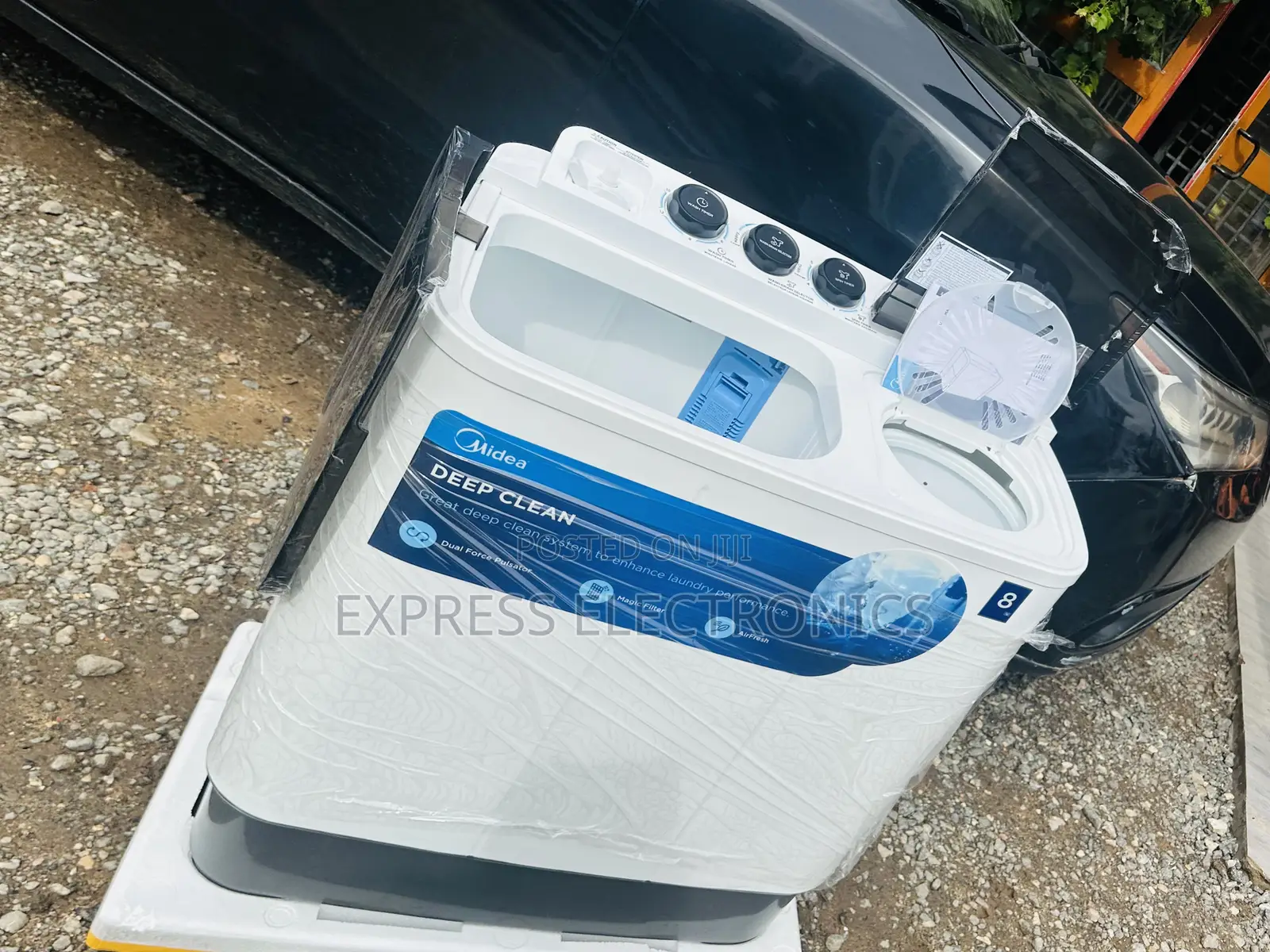 Sleek, Elegant Design Washing Machine 8kg Topload Midea