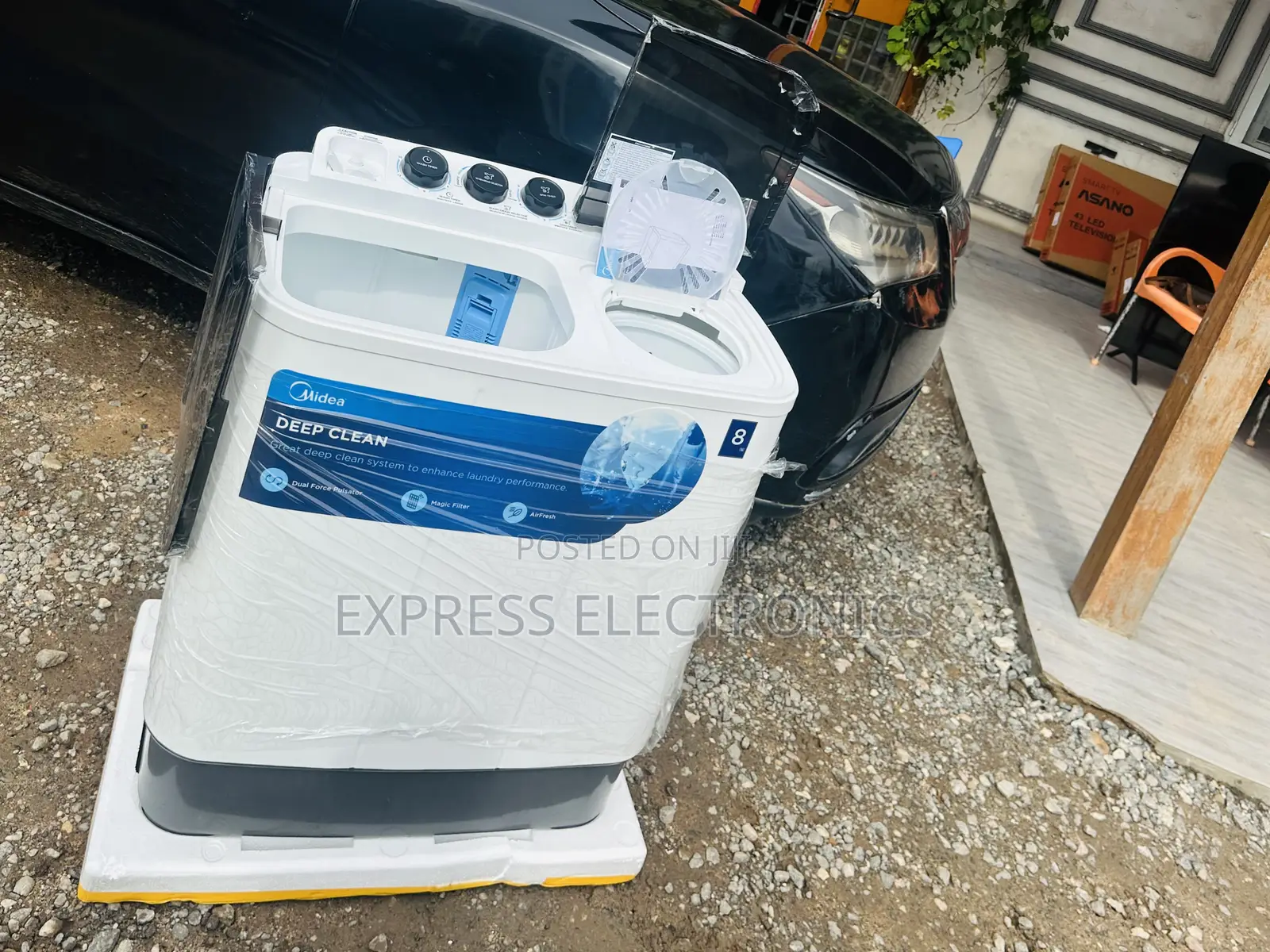 Mini Size WM Topload Twintub Midea 8kg