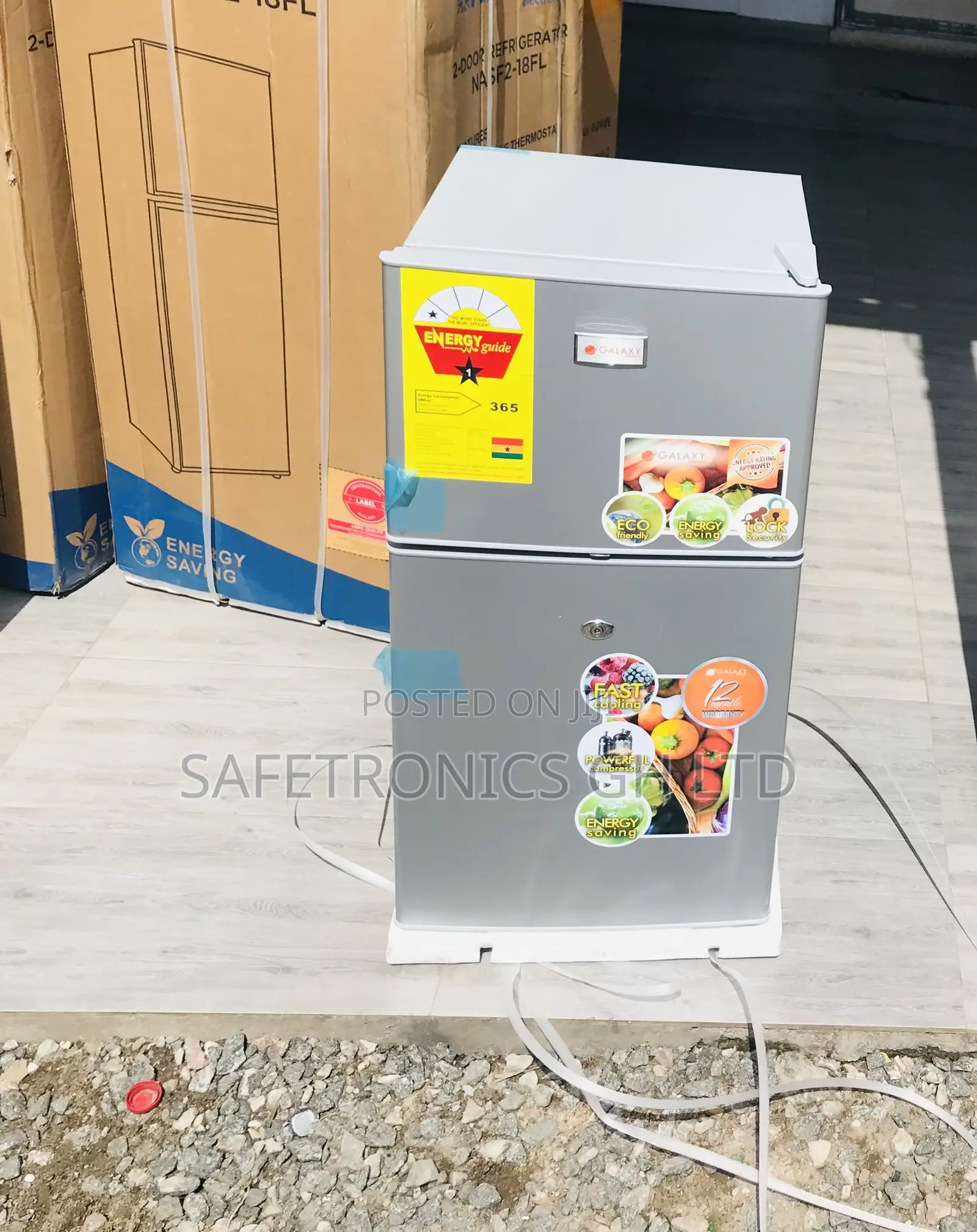 Affordable 90 Liters Top Mount Galaxy Doubledoor Tabletop