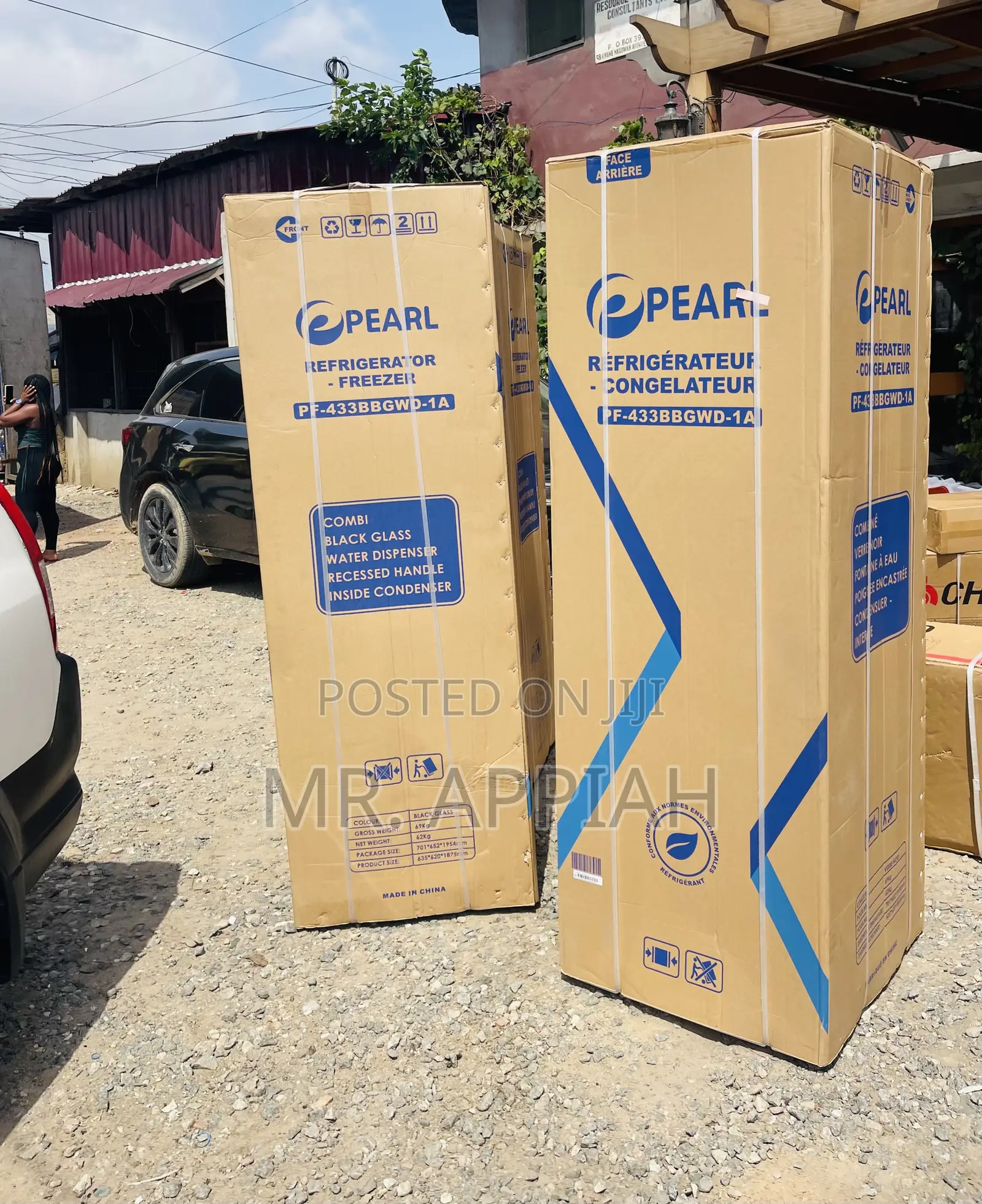 Super Chilling Pearl PF 433 BBGWD-1A 2 Door Electric Fridge