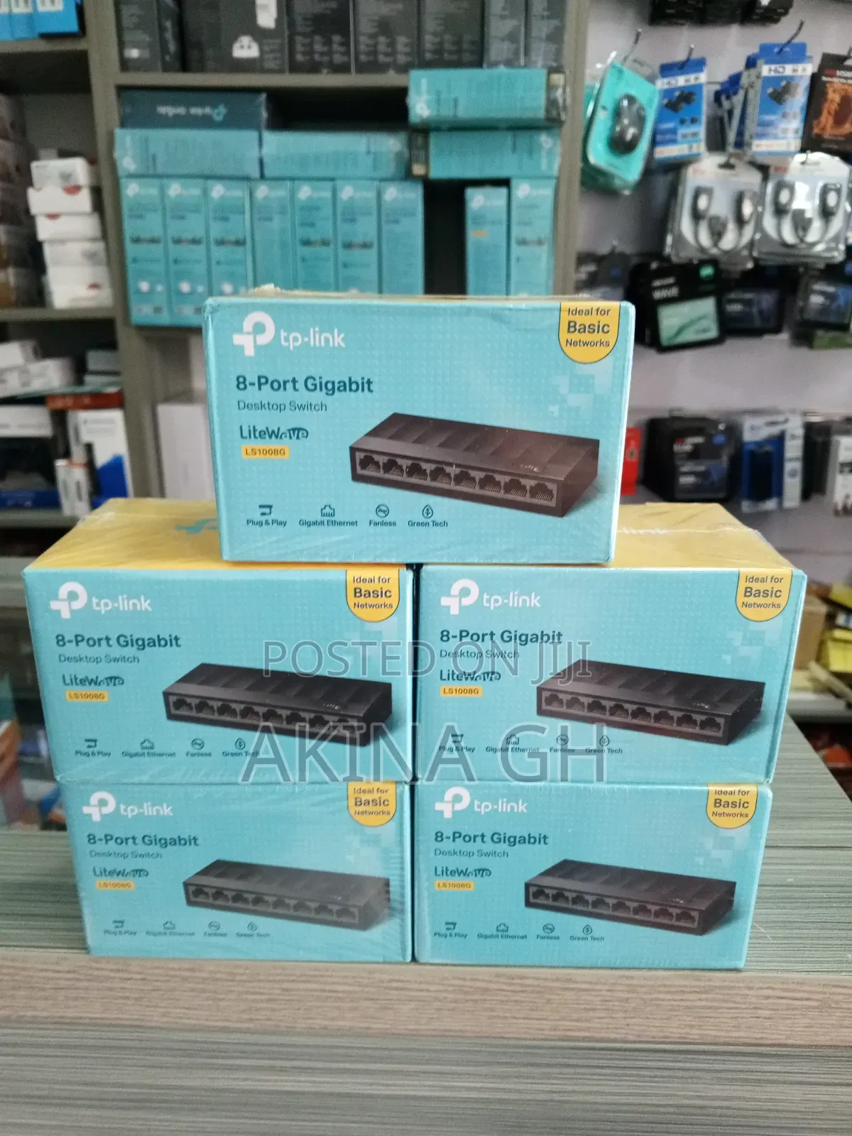 Tp-Link 8 Port Gigabit Desktop Switch Ls1008g
