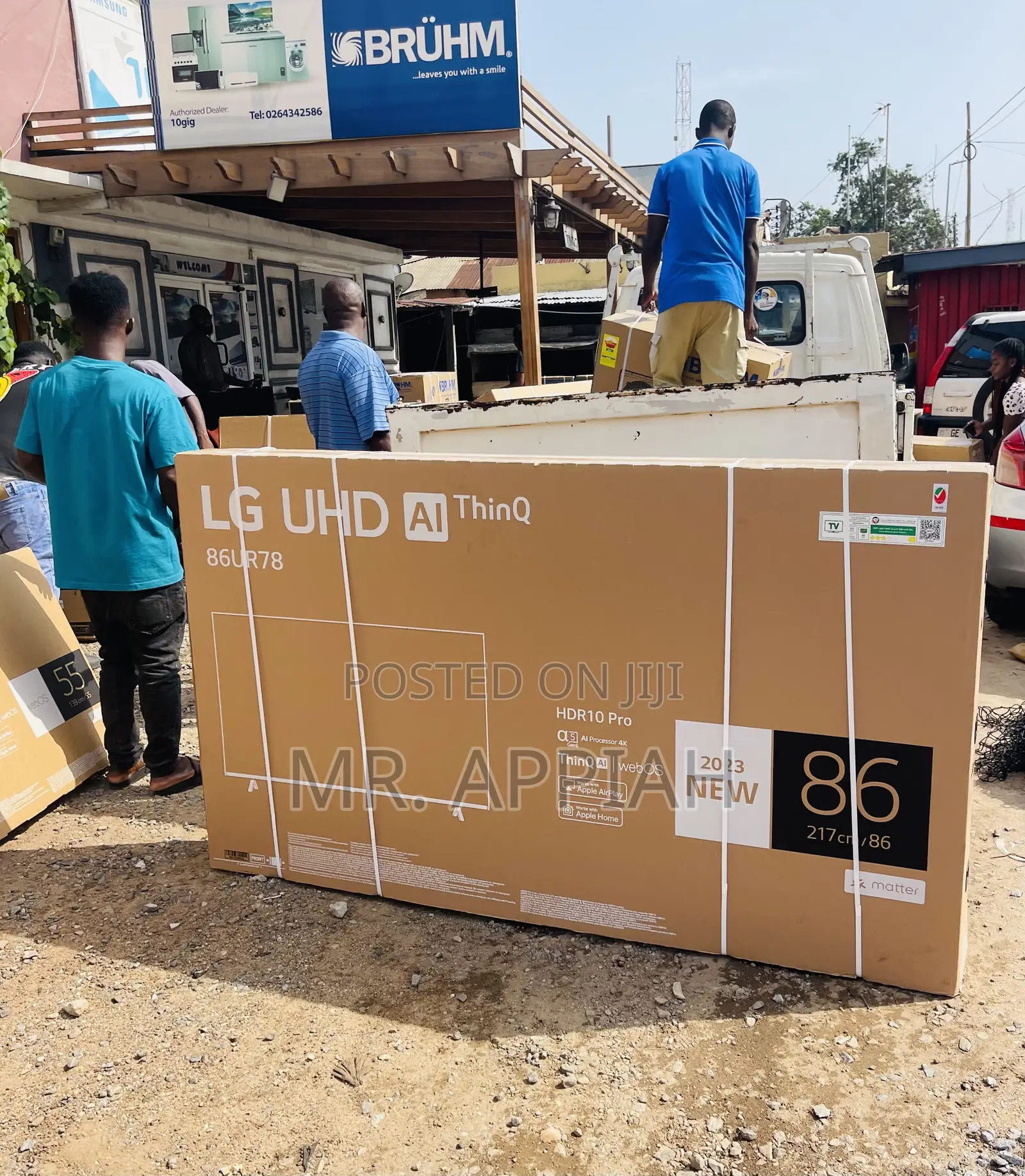 New Lg86ur7800 86 Inch Uhd Smart Electric Television.