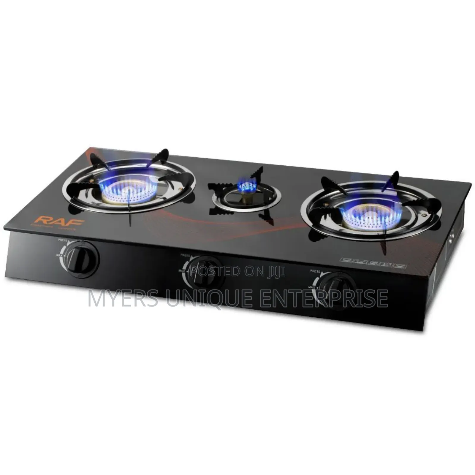 3 Burner Auto Ignition Gas Stove