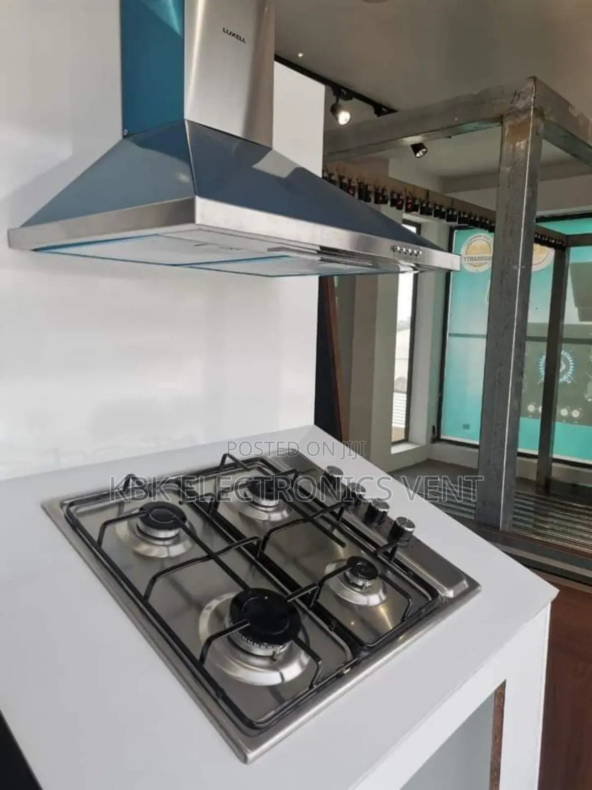Luxell 60cm Stainless Set(Cooker+Extractor+Oven)