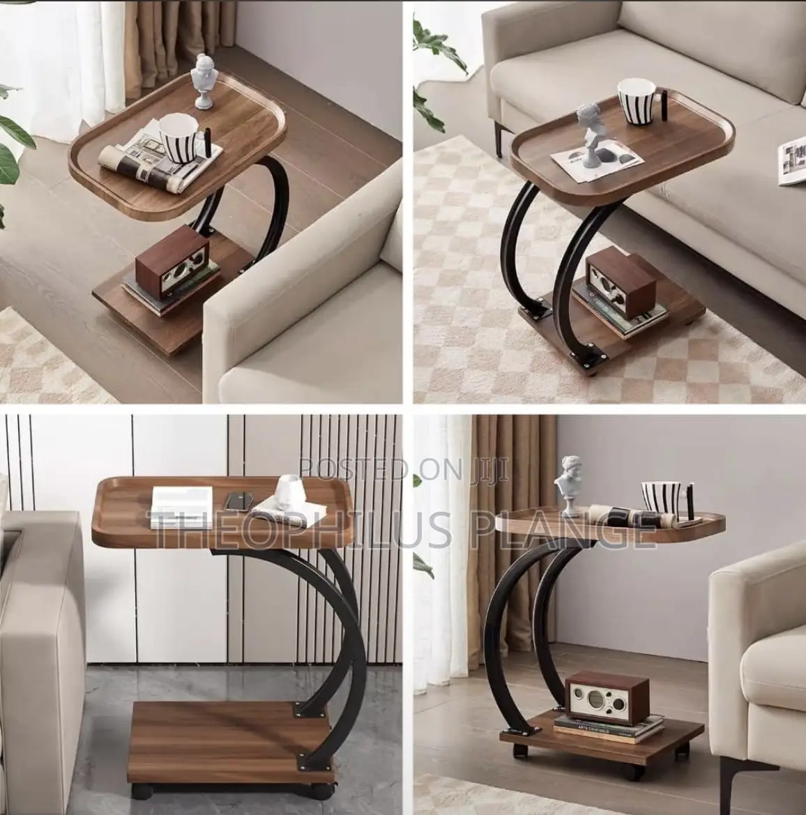 Movable Wooden Coffee Table ,Side Table .