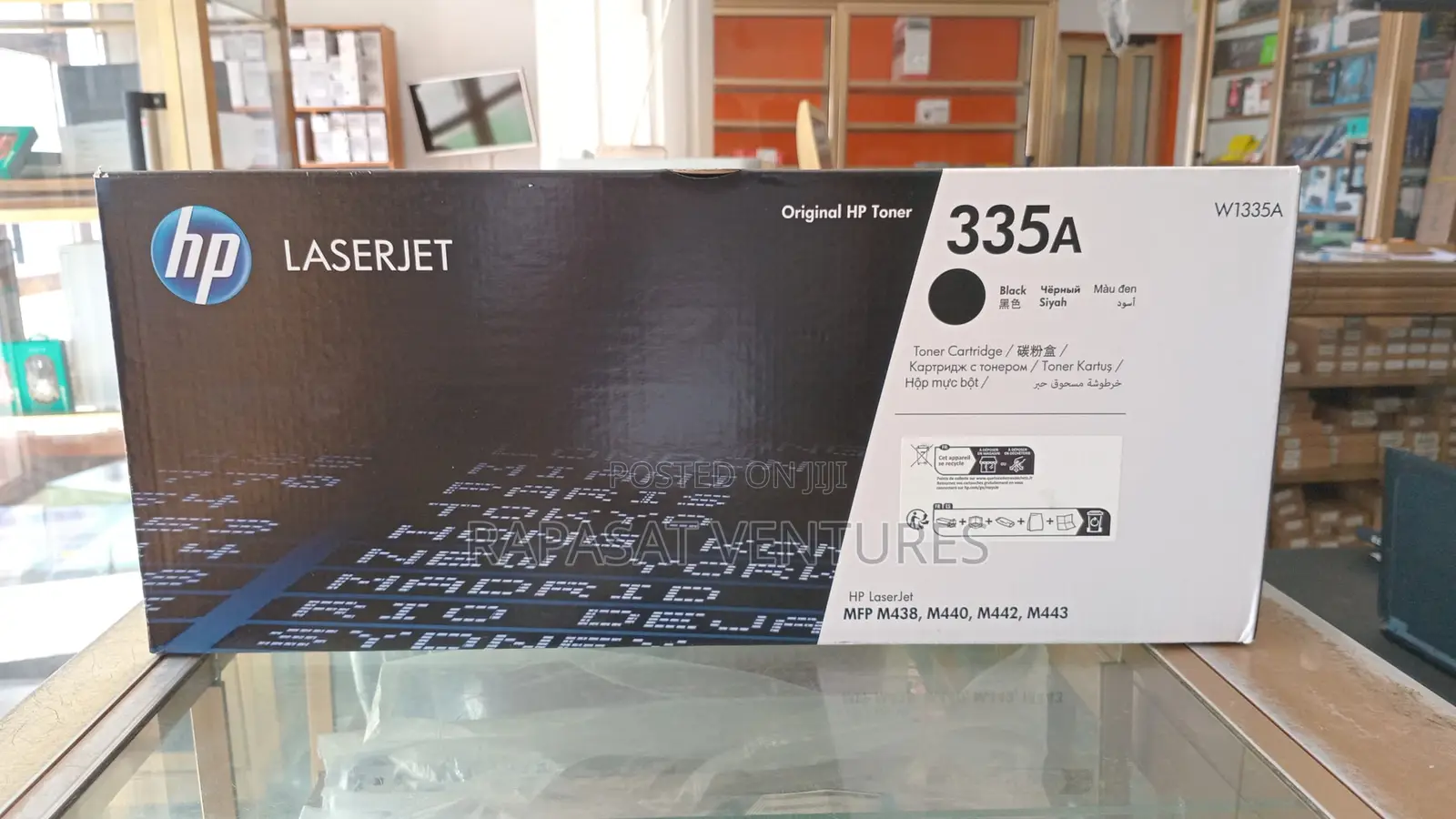 HP 335A Black Original Laserjet Toner Cartridge (W1335A)