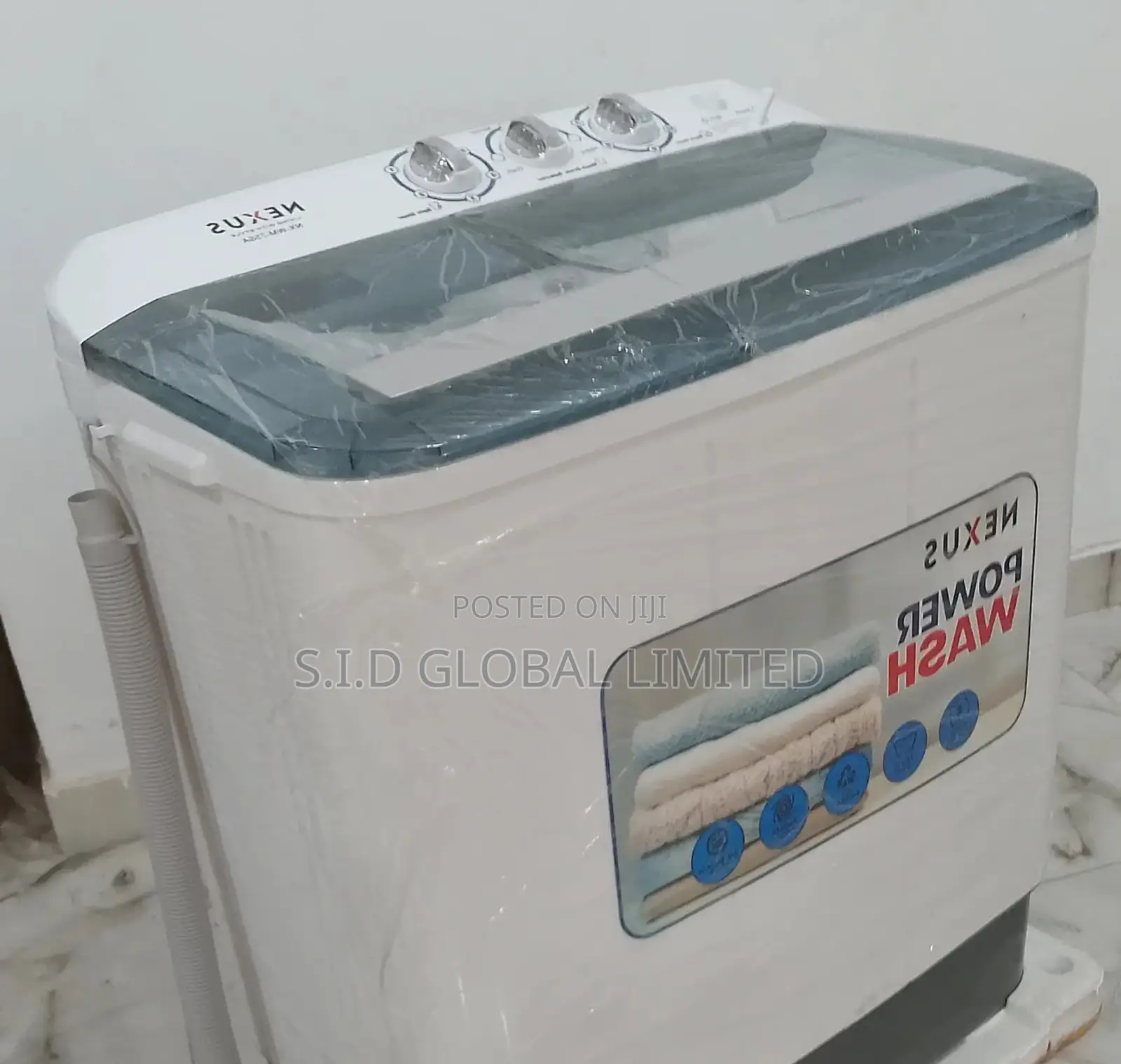 Rustless Plastic Body of NX-WM-15SAS – 15KG SEMI AUT TWIN