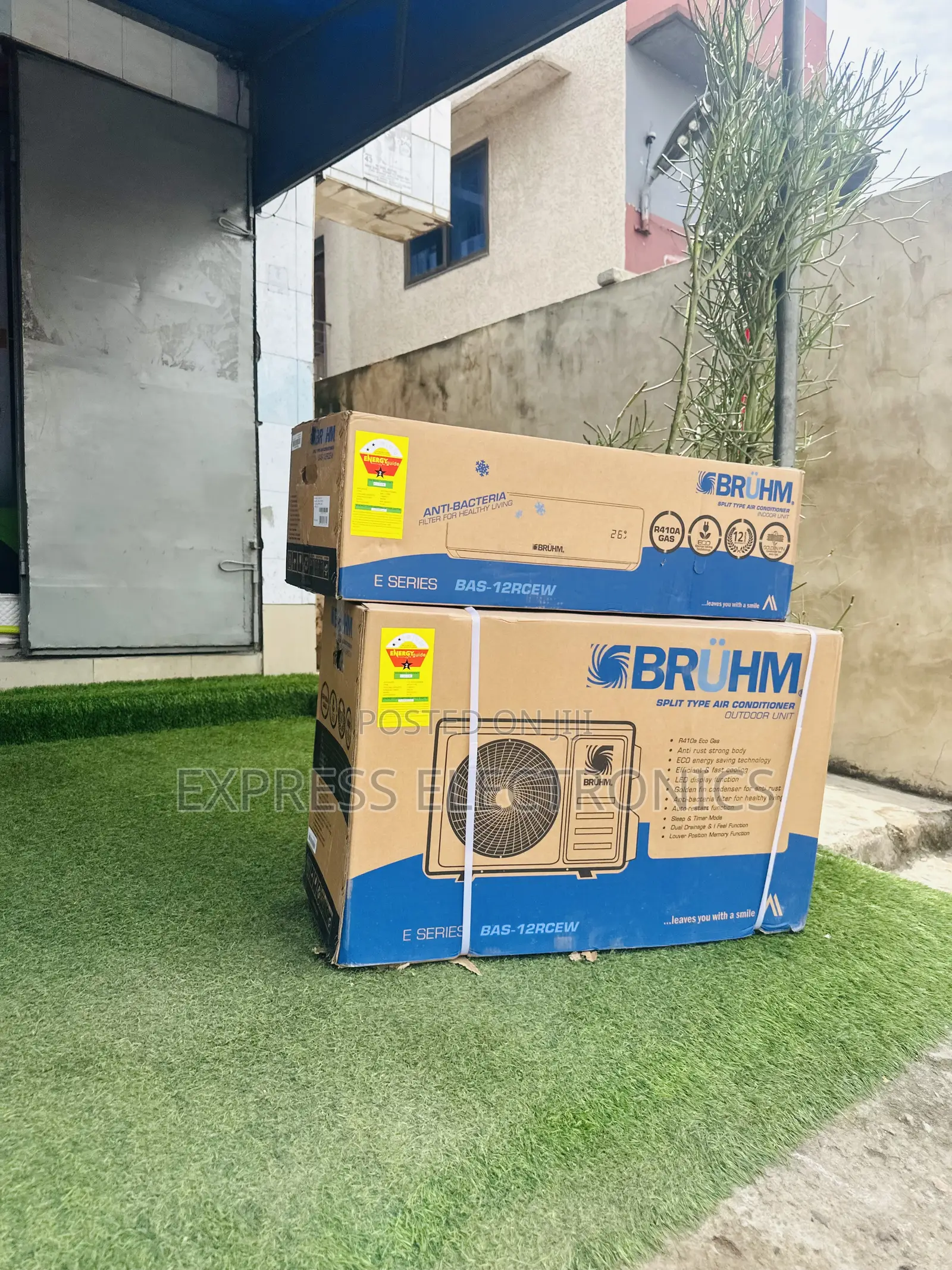 Auto Clean Sterilization Bruhm 1.5hp Split R410
