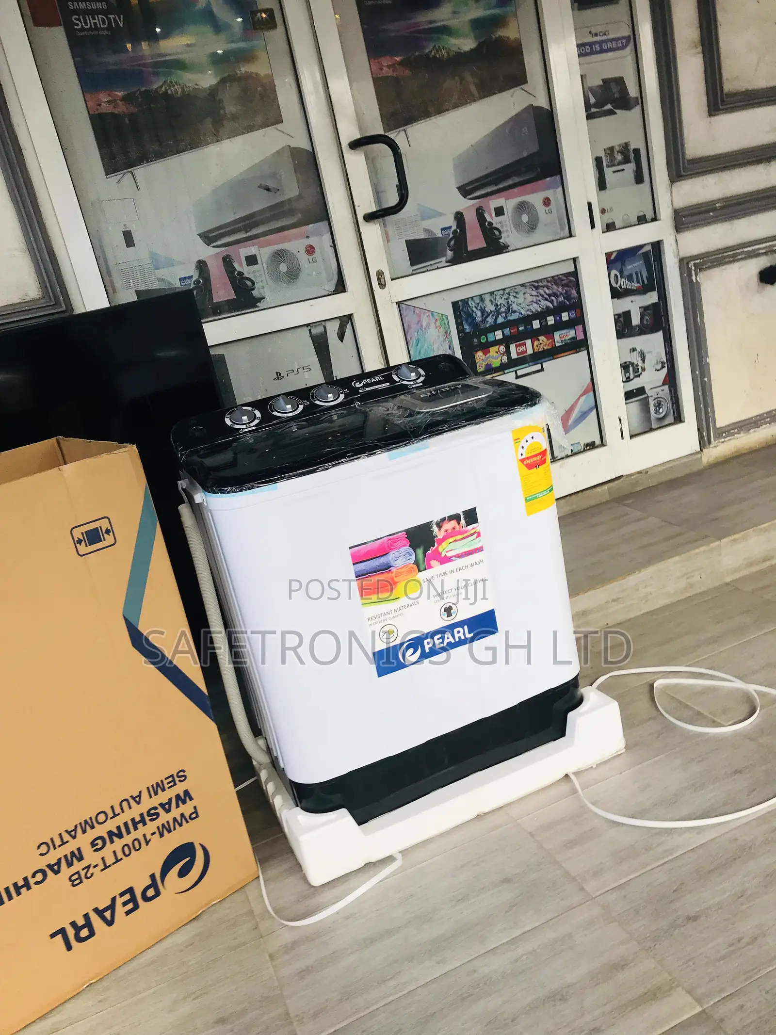 Quality PWM-100tt-2b Topload Semiauto Pearl Washingmachine