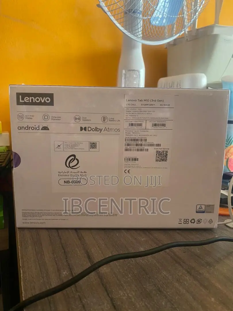 New Lenovo Tab M10 64 GB Black