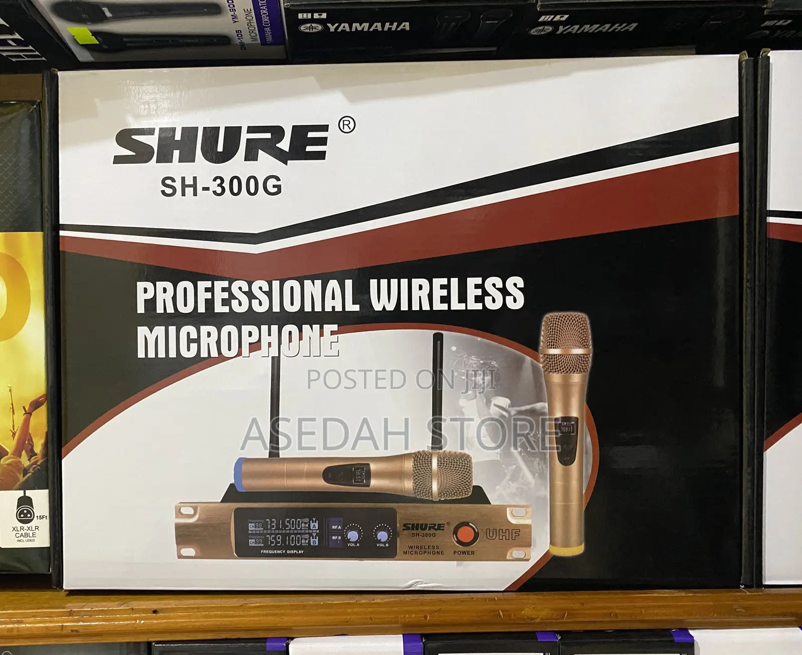 Professional Wireless Microphone Shure 2 in 1