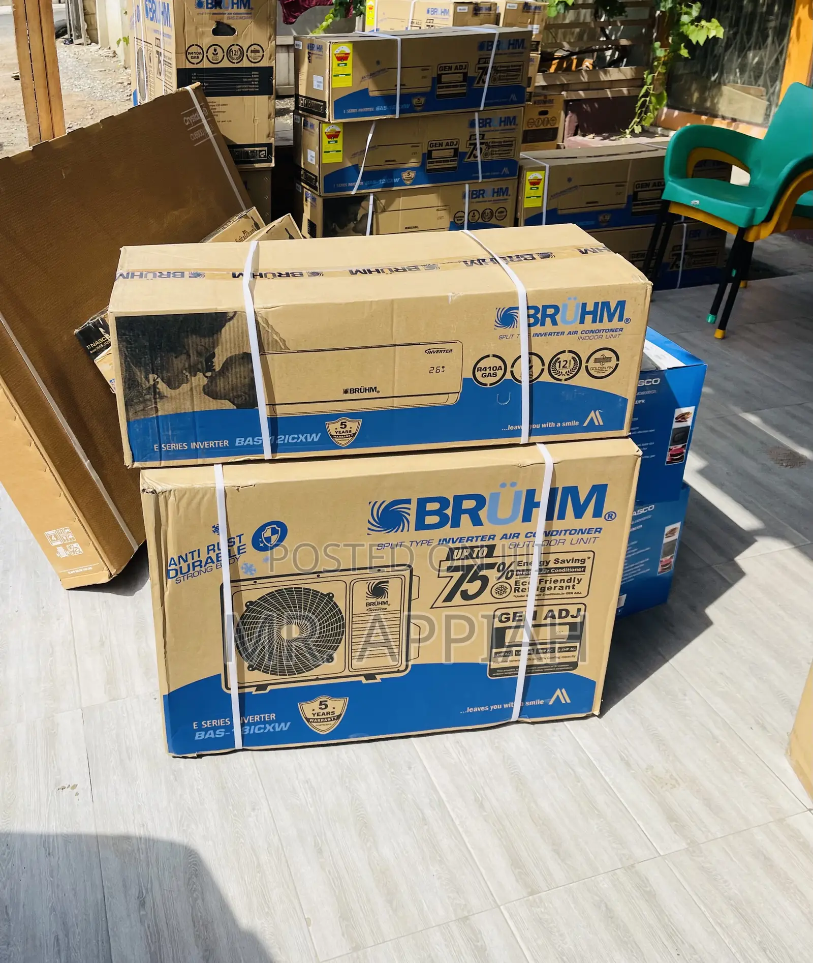 Energy Sufficient Bruhm 2.0hp Smart Inverter Ac(R410)