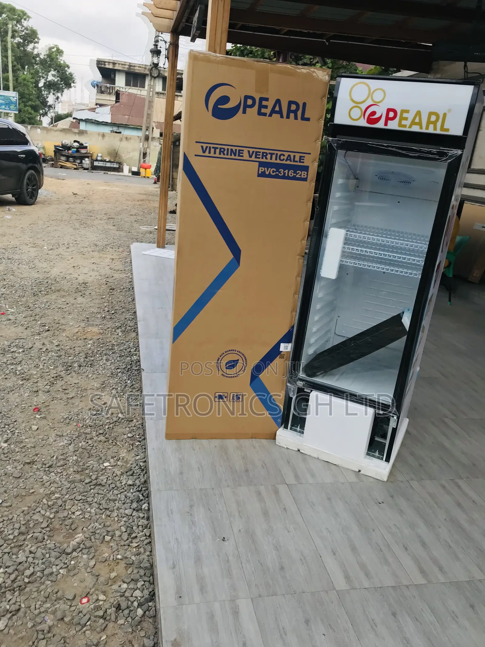 Grab Display PVC-316 Pearl Glass 238 Liters Frige