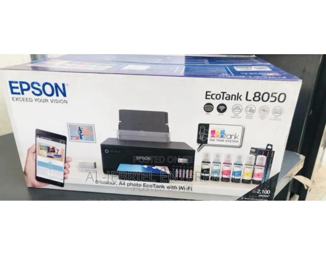 EPSON ECOTANK L8050 Wireless All-in-One A4 Photo Printer