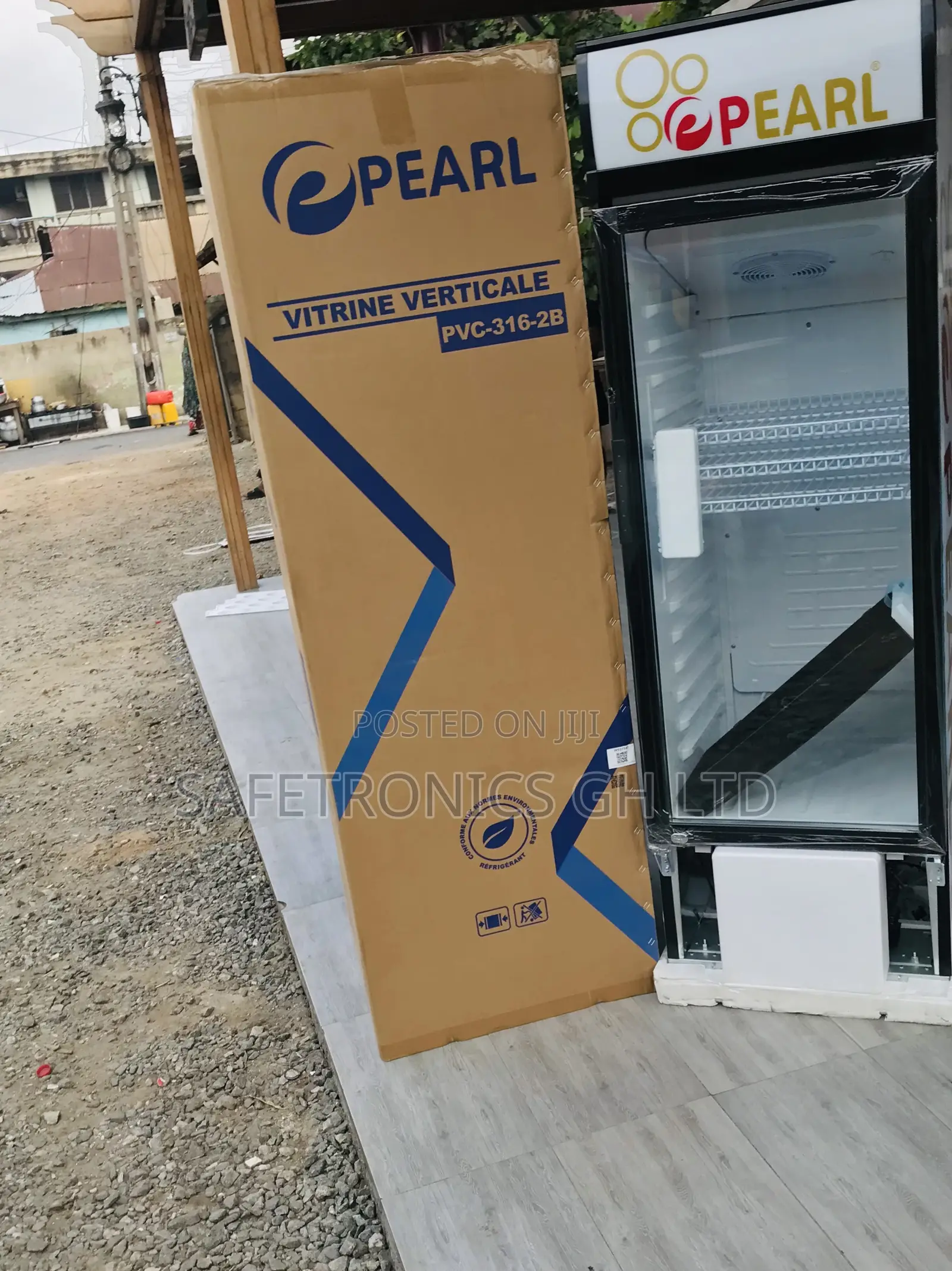 Affordable PVC-316 Display 238 Liters Glass Singledoor