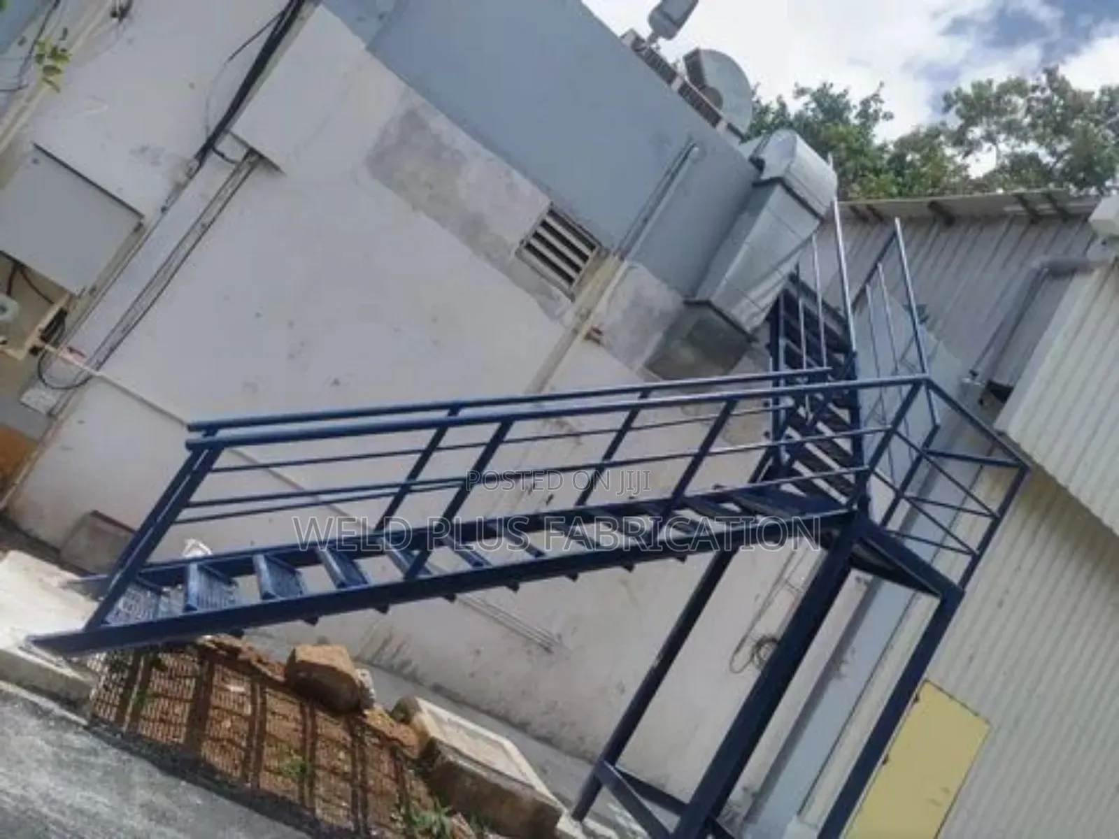 Fabricated Metal Staircase