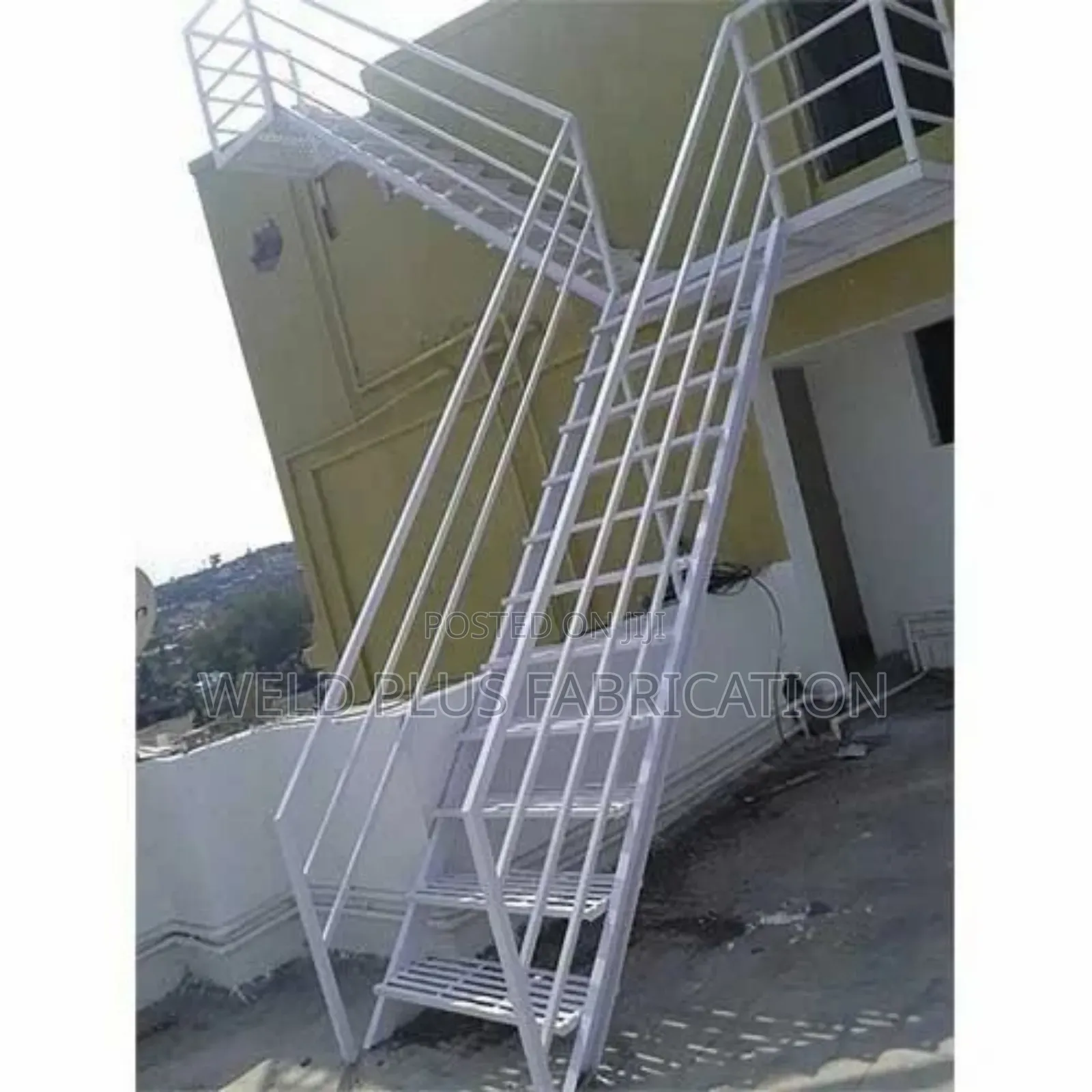 Fabricated Metal Staircase