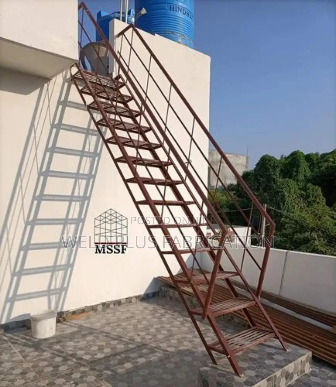 Fabricated Metal Staircase