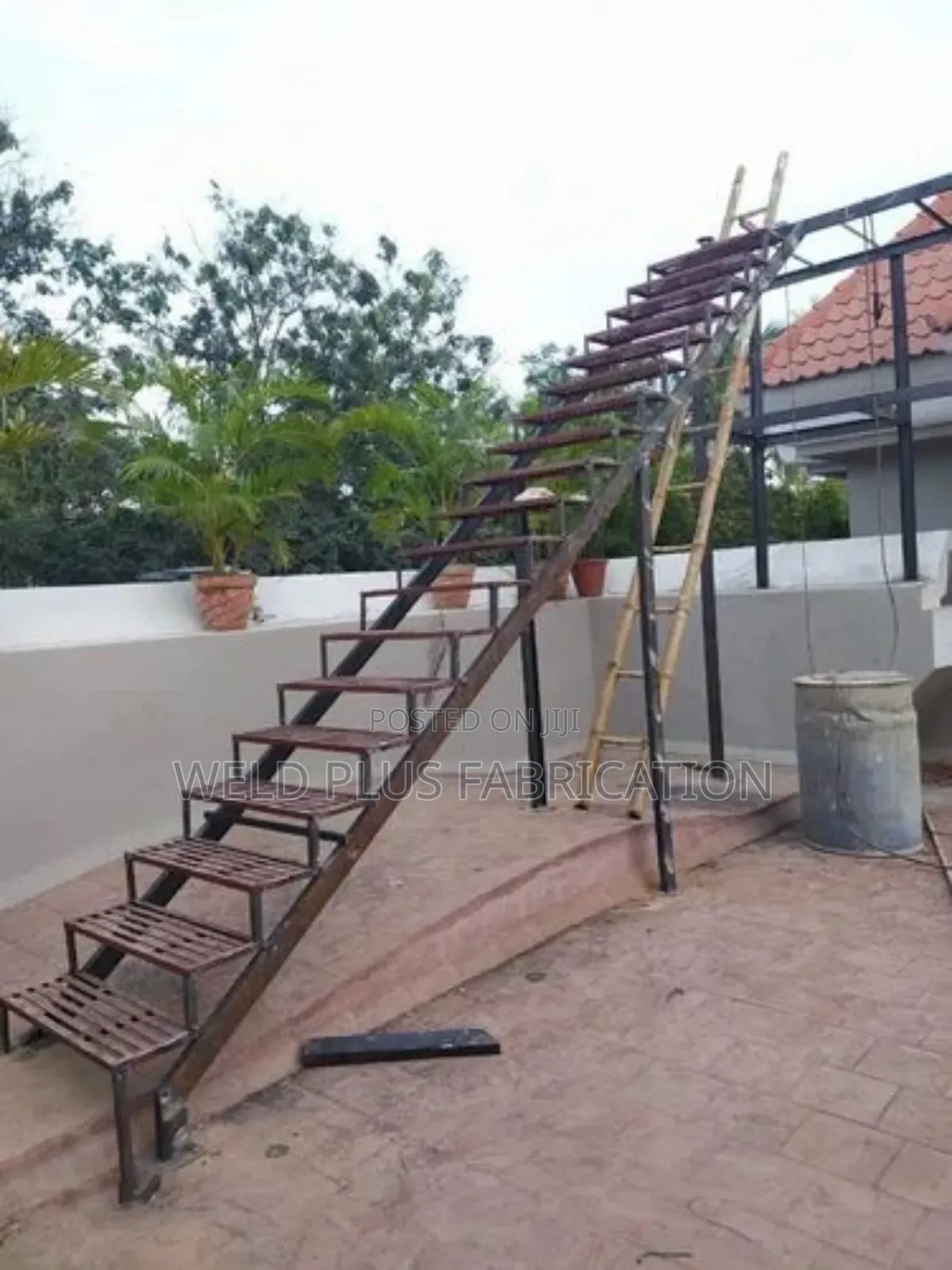 Fabricated Metal Staircase